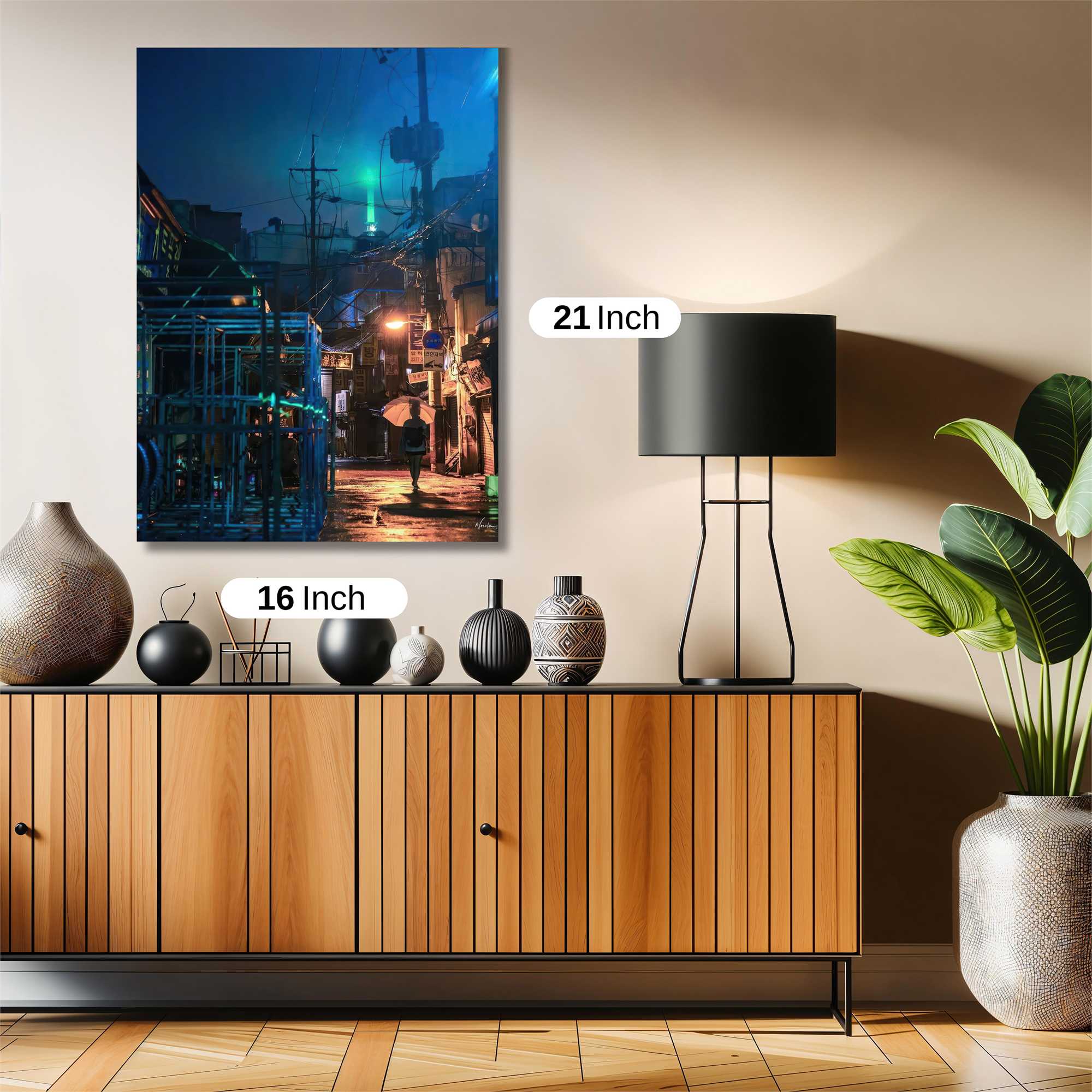 Neon Solitude Safe Wall Magnetic / M