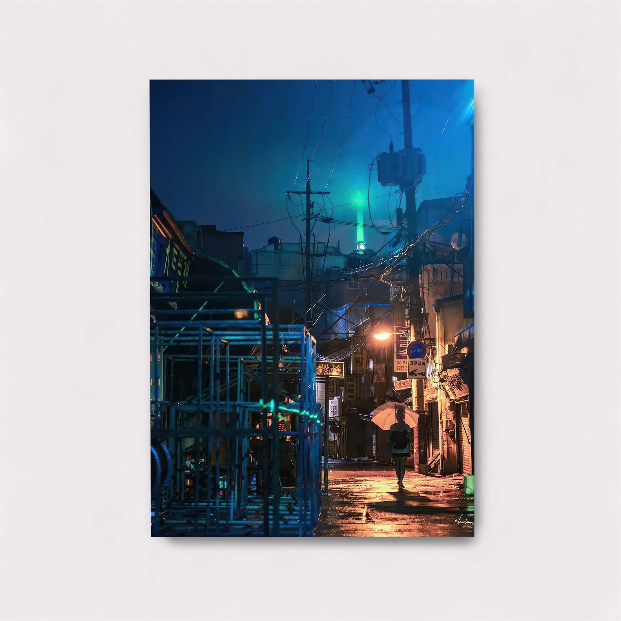 Neon Solitude Safe Wall Magnetic / M