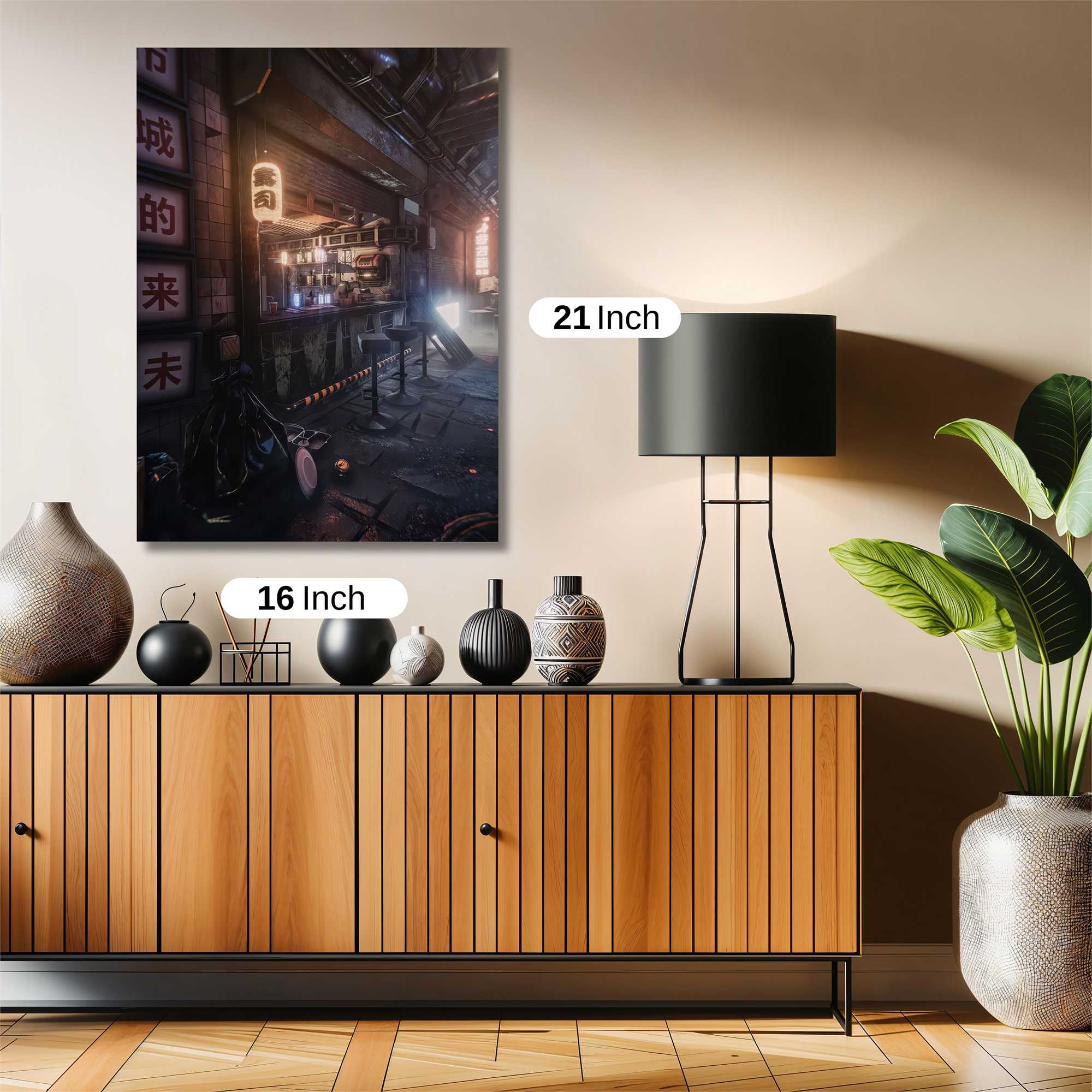 Neon Solitude Safe Wall Magnetic / M