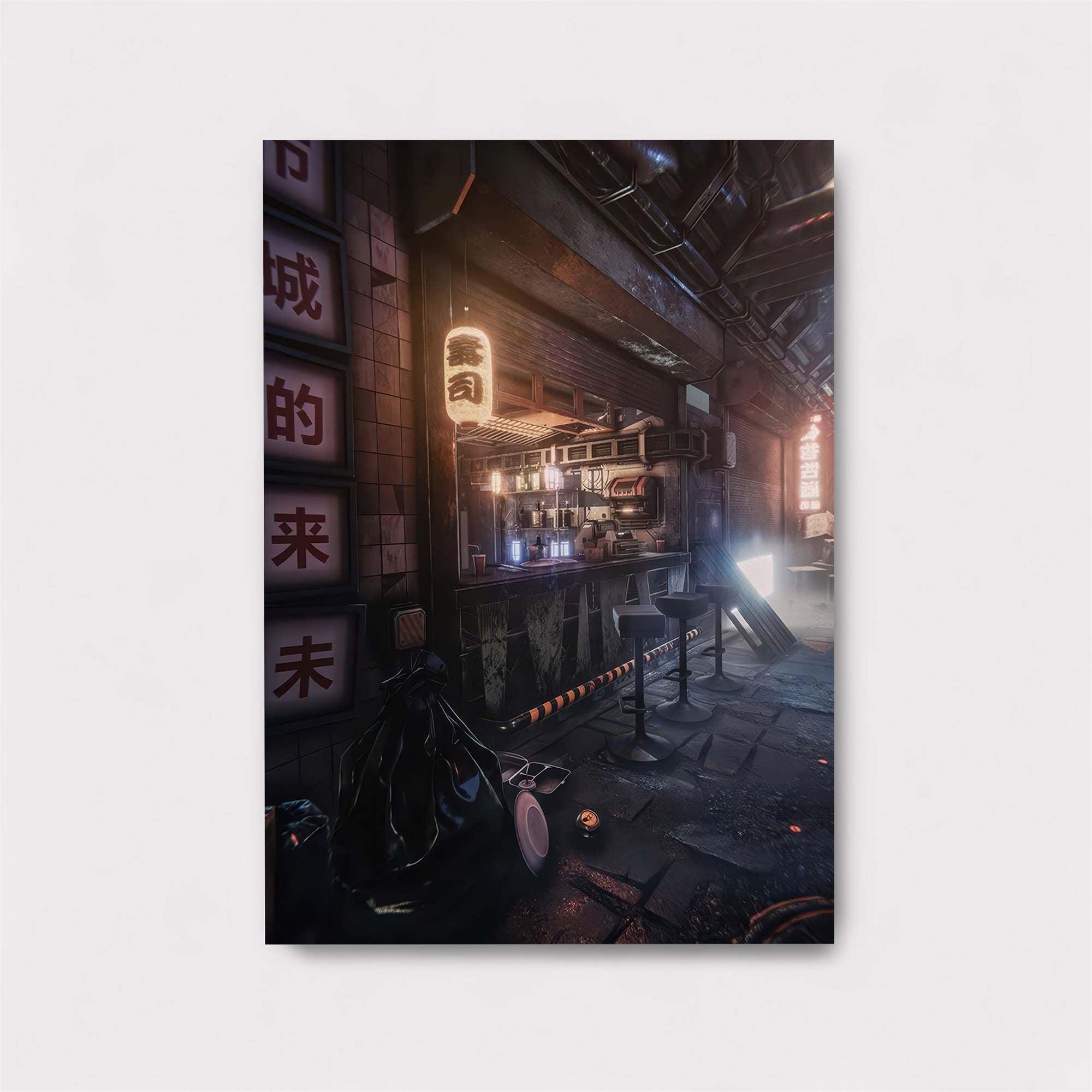 Neon Solitude Safe Wall Magnetic / M