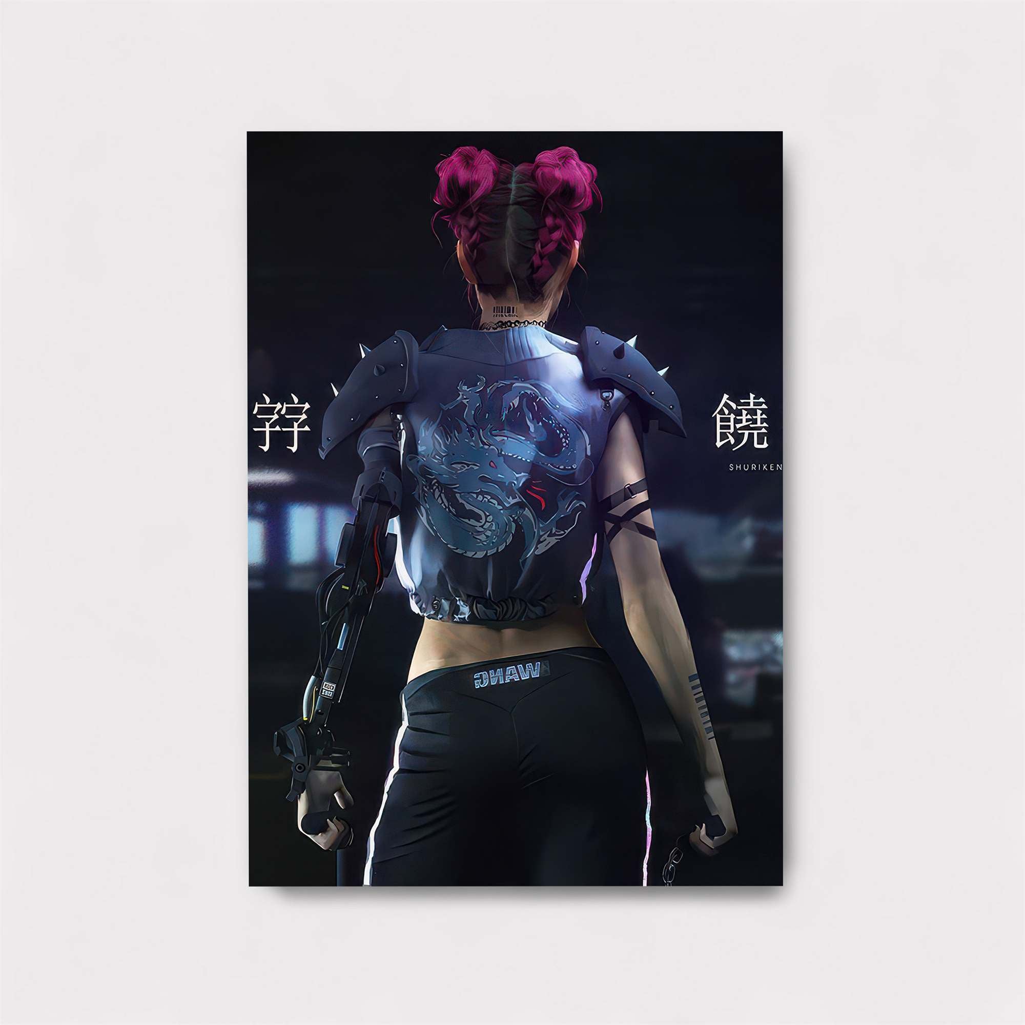 Cyberpunk Rebellion Safe Wall Magnetic / M