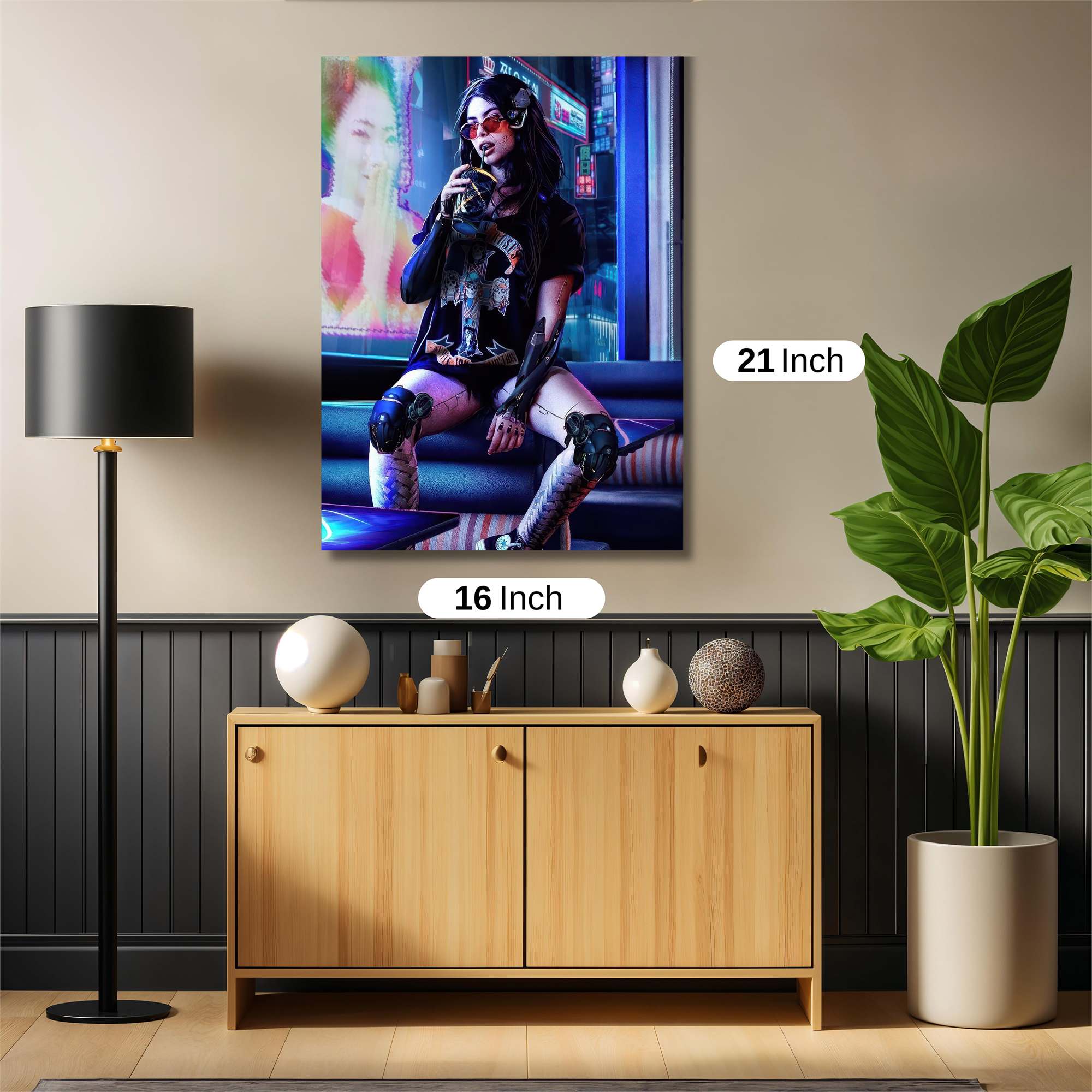 Cyberpunk Rebel Safe Wall Magnetic / M