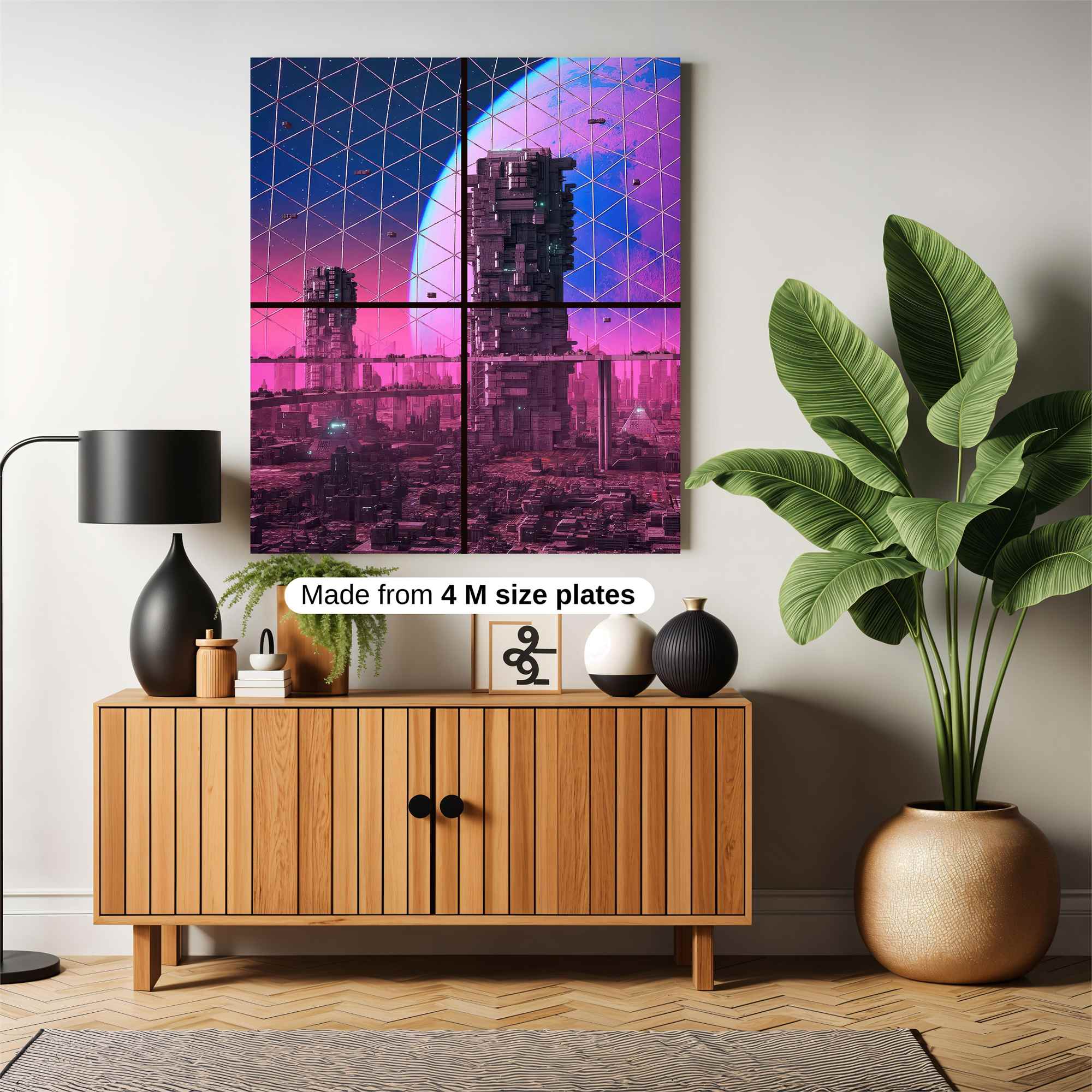 Neon Dystopia Safe Wall Magnetic / M