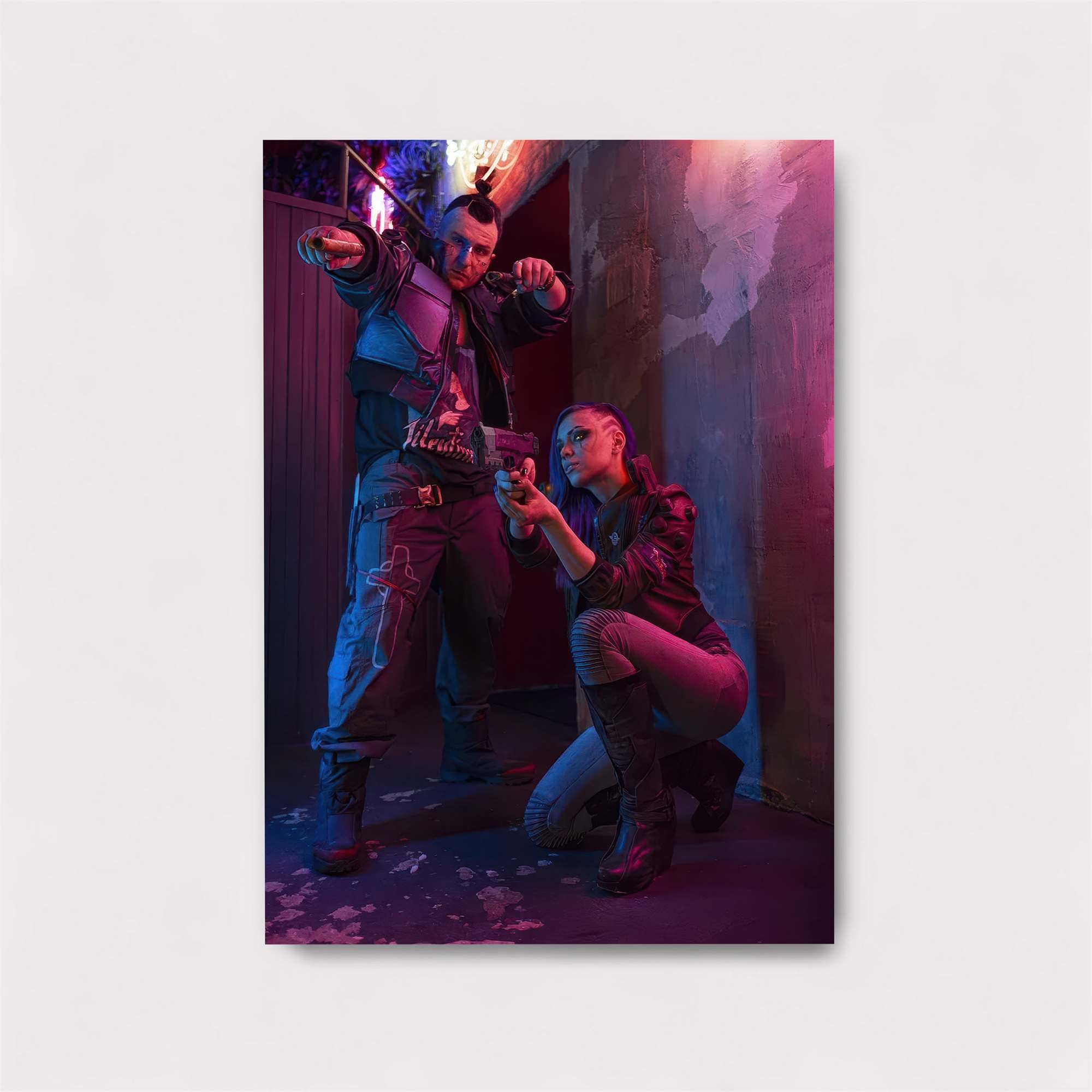 Neon Rebellion Safe Wall Magnetic / M