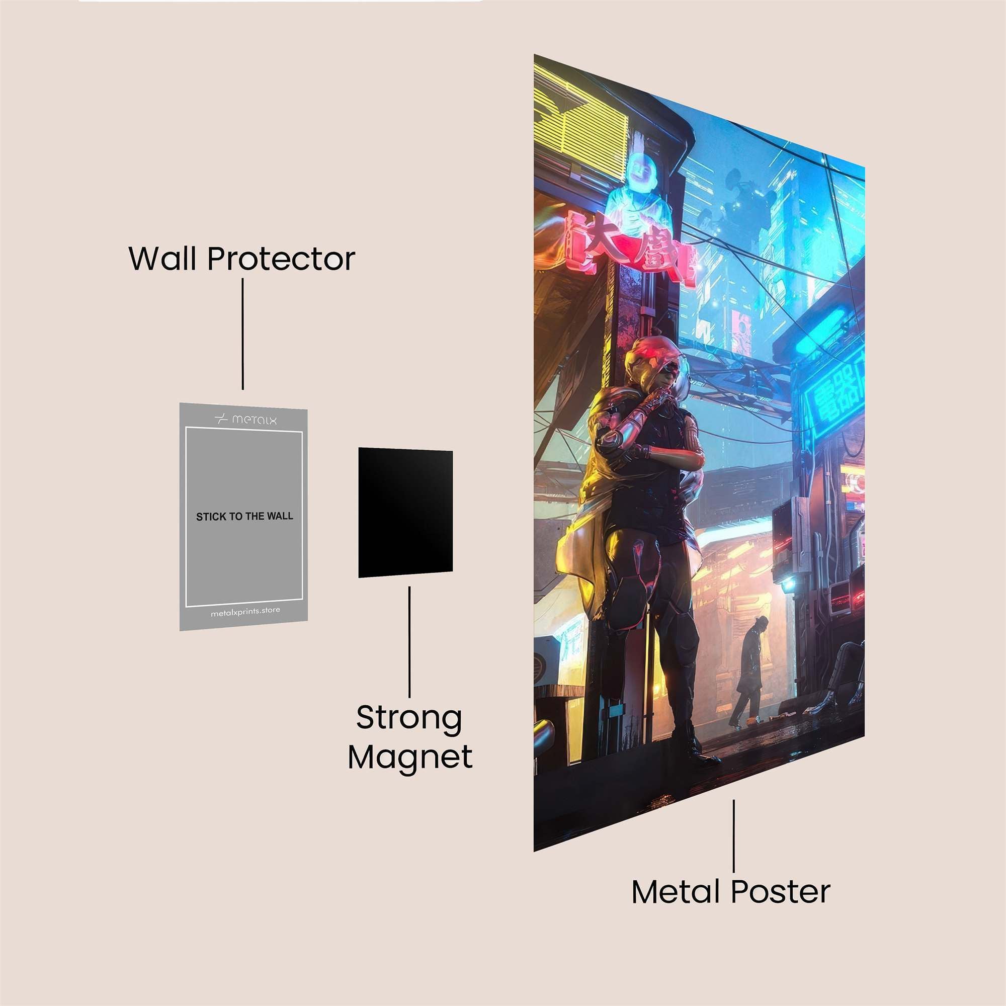 Cyberpunk Serenity Safe Wall Magnetic / M