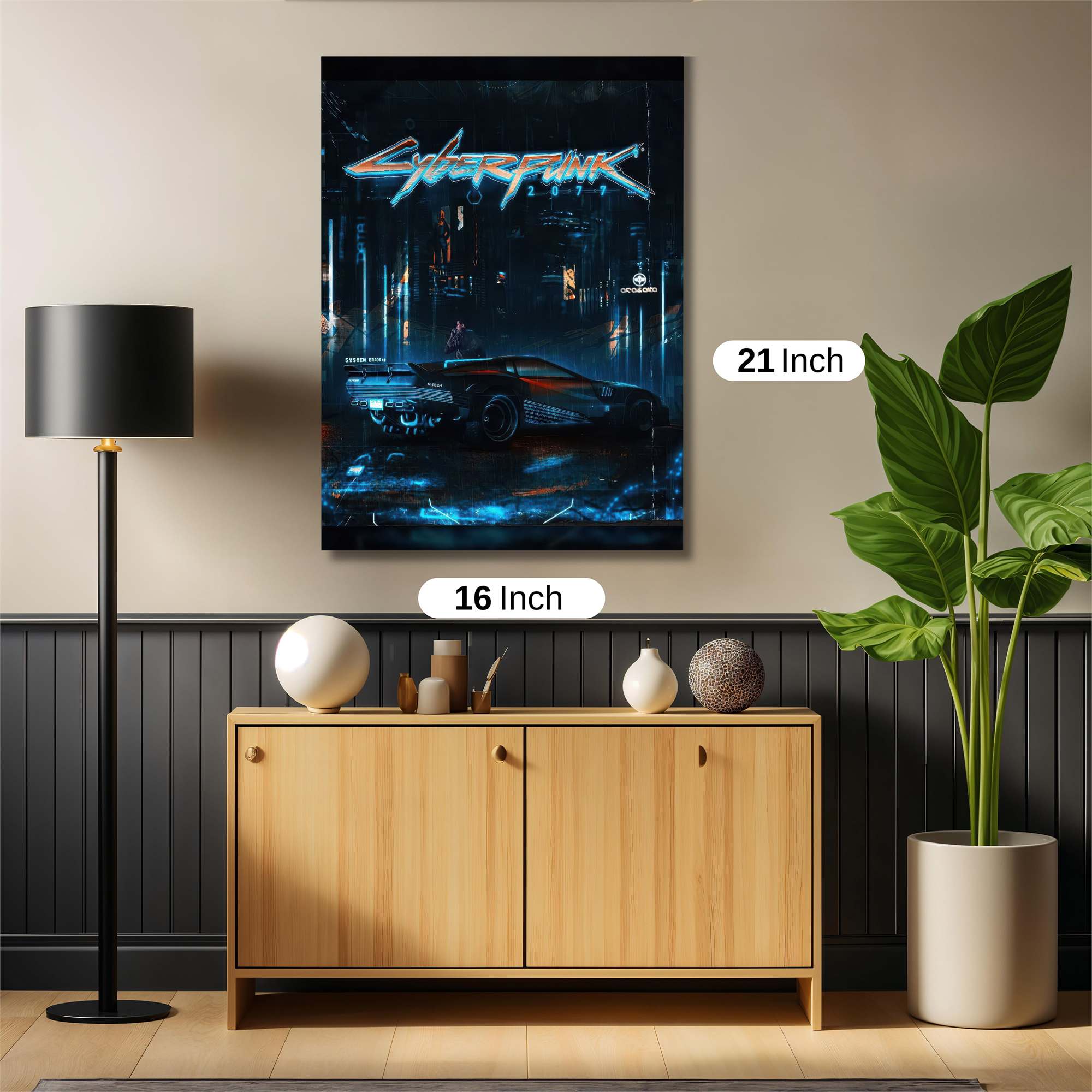 Futuristic Reverie Safe Wall Magnetic / M