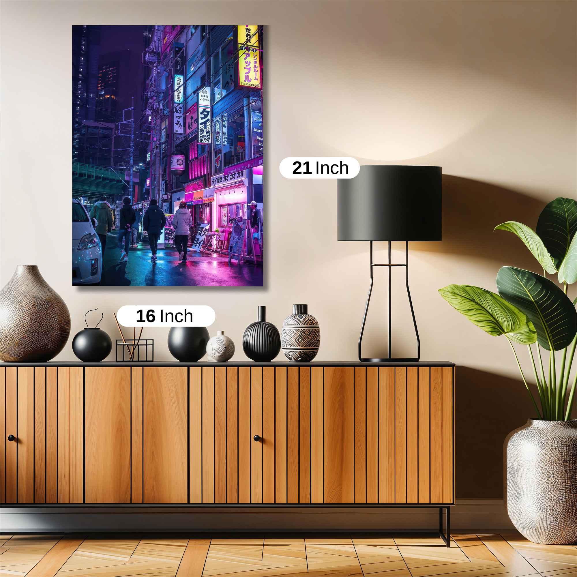 Neon Serenity Safe Wall Magnetic / M