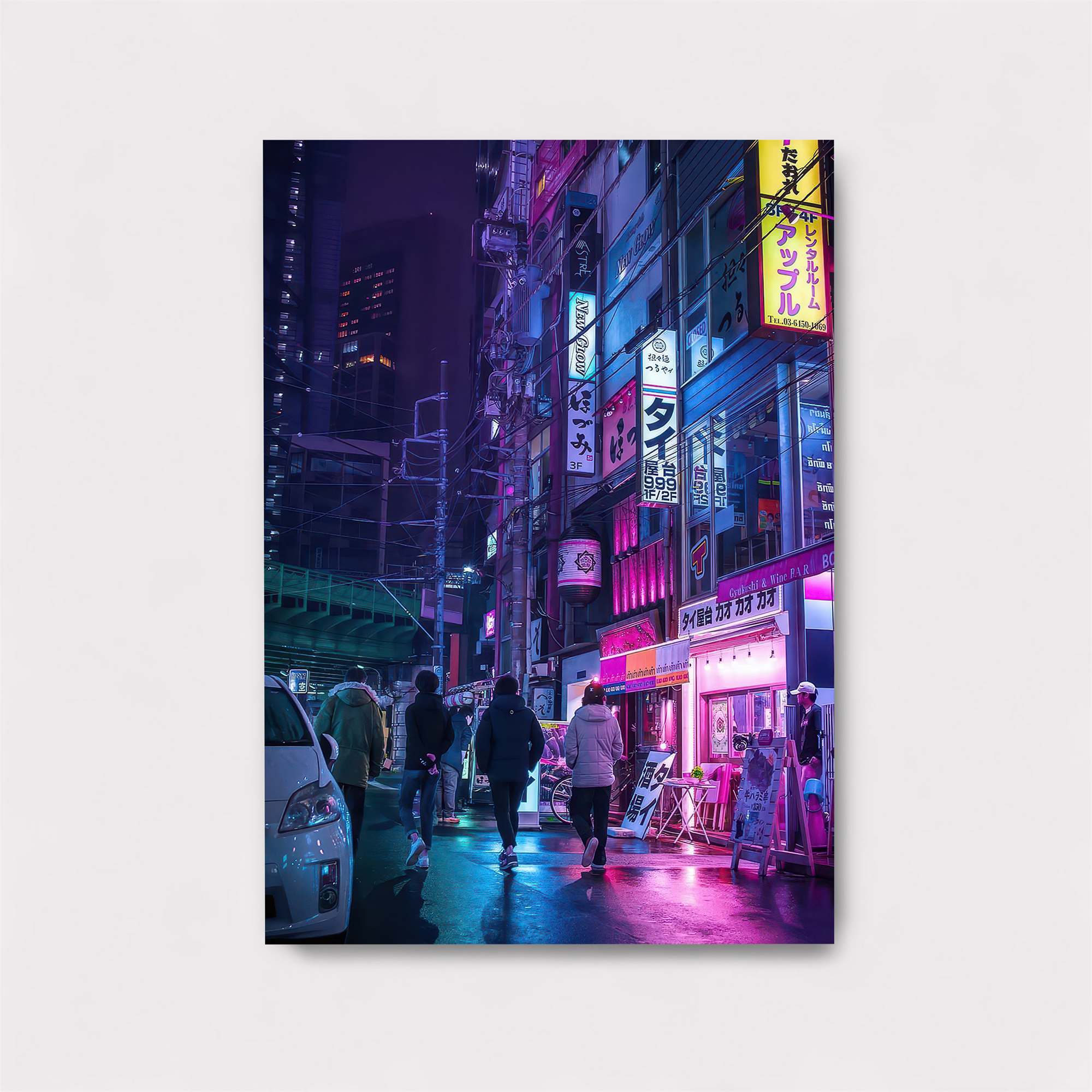 Neon Serenity Safe Wall Magnetic / M