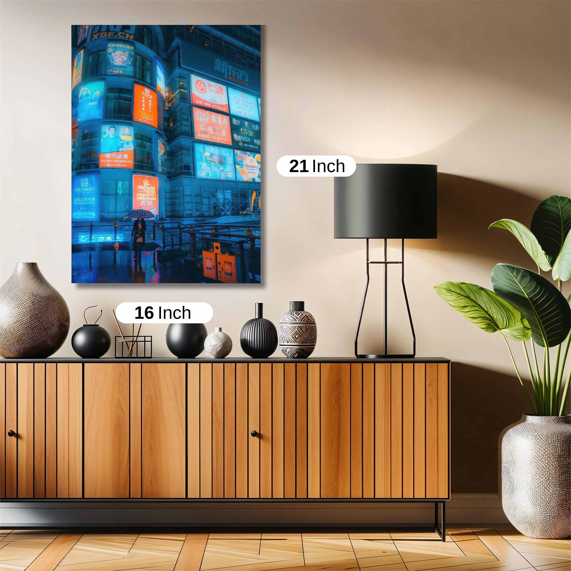 Neon Solitude Safe Wall Magnetic / M