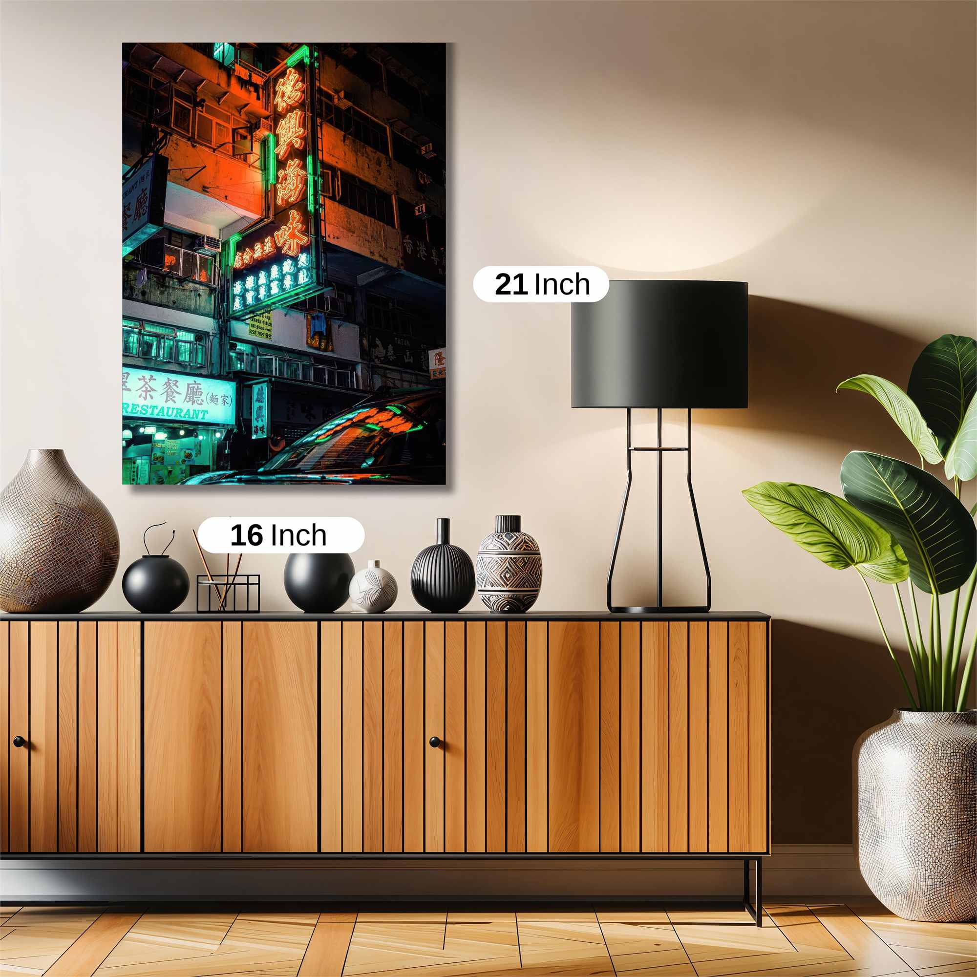 Neon Glow Safe Wall Magnetic / M