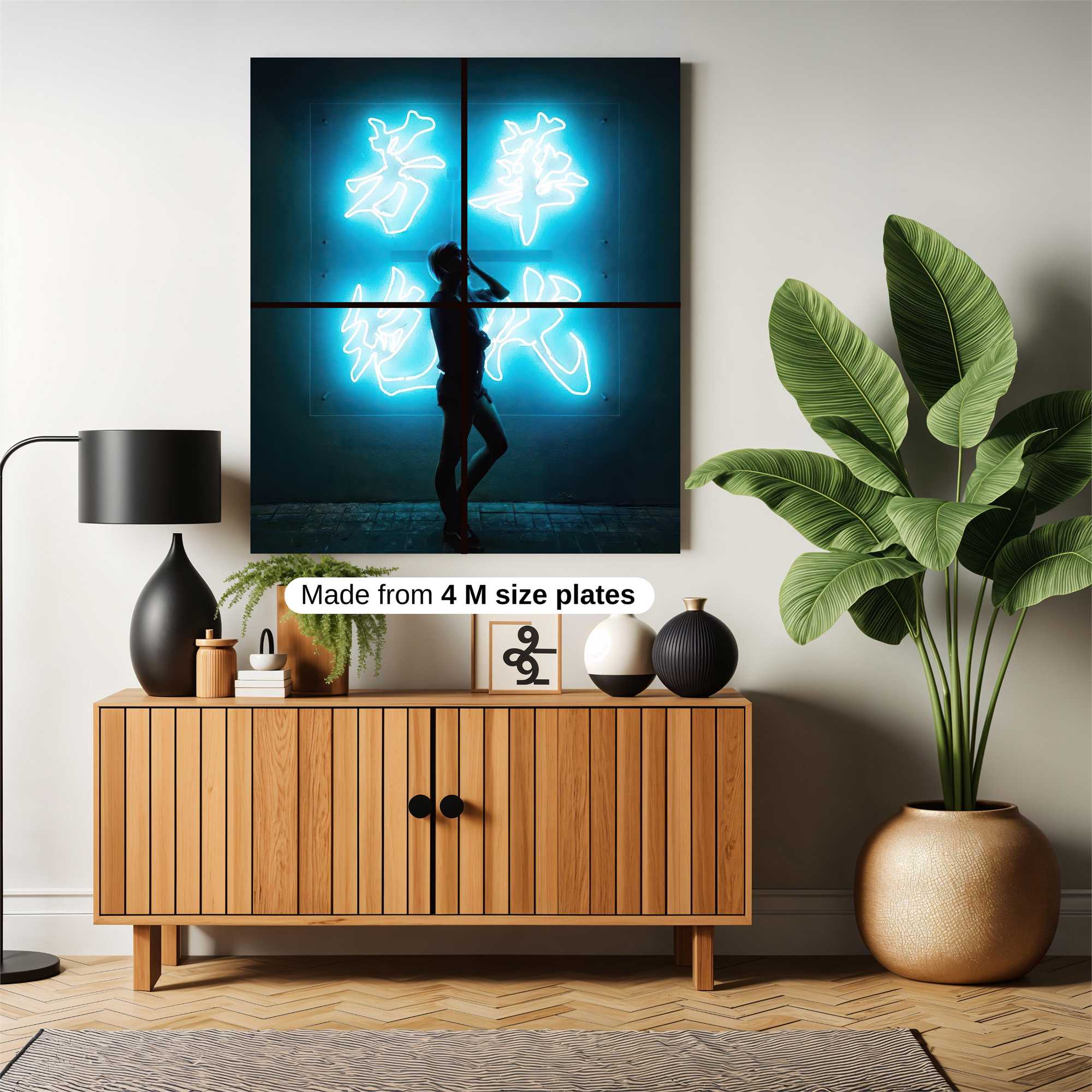 Neon Serenity Safe Wall Magnetic / M