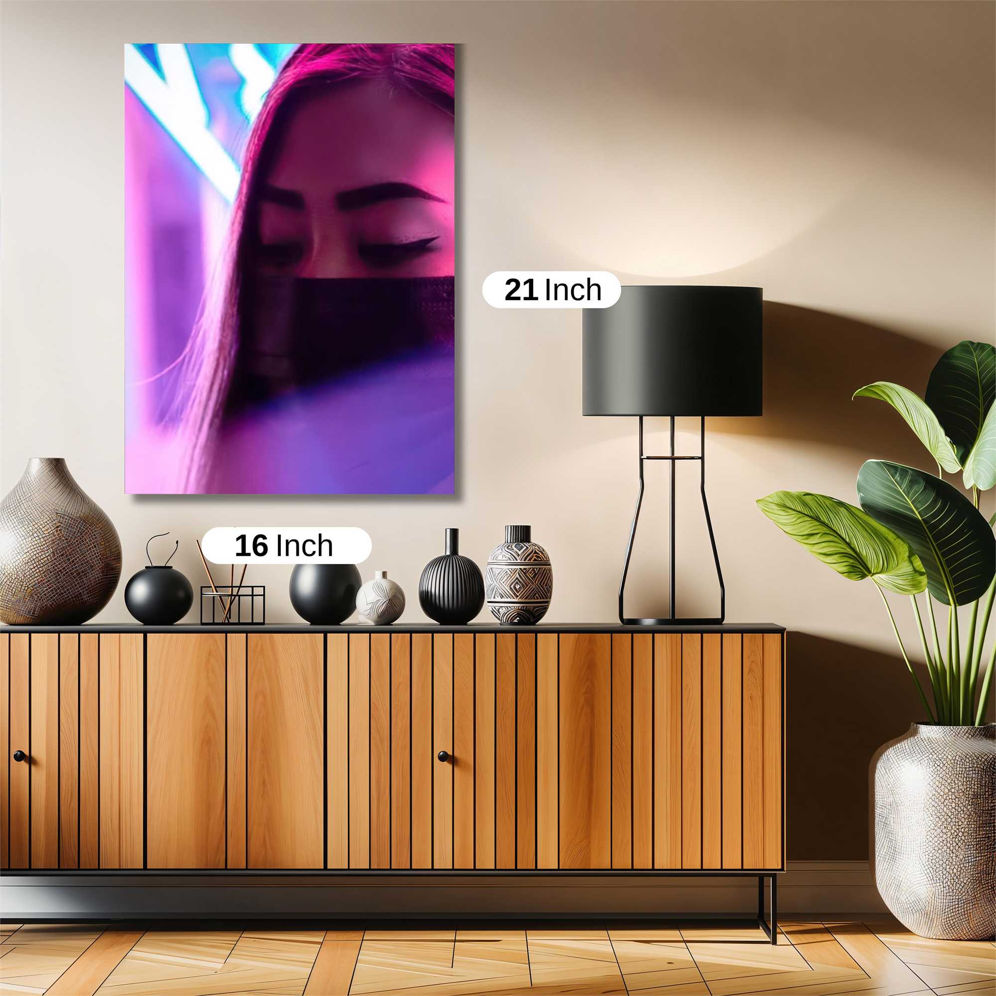 Neon Serenity Safe Wall Magnetic / M