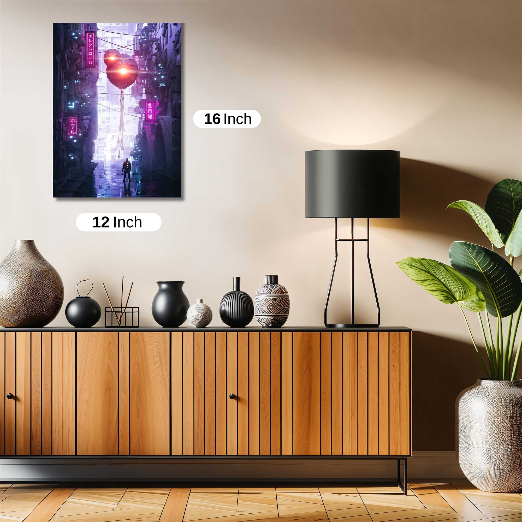 Neon Solitude Safe Wall Magnetic / M