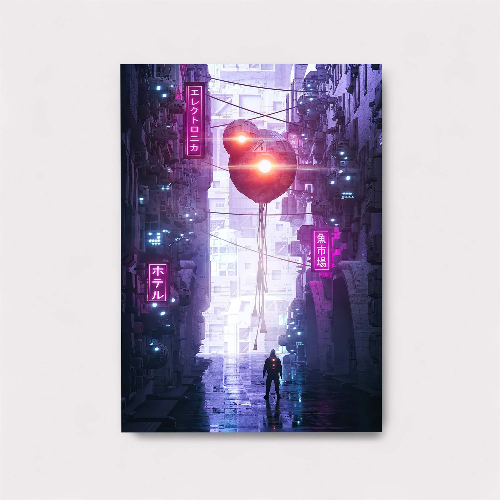 Neon Solitude Safe Wall Magnetic / M