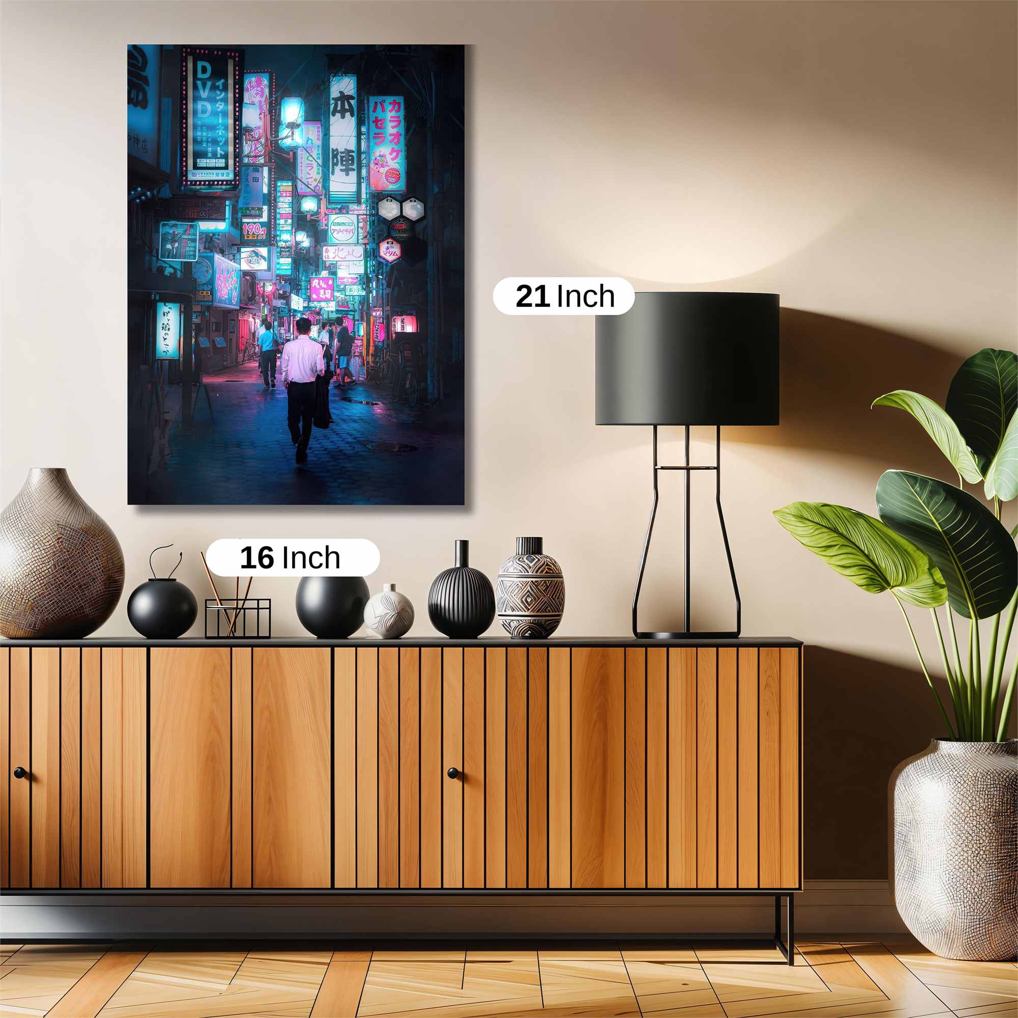 Neon Solitude Safe Wall Magnetic / M