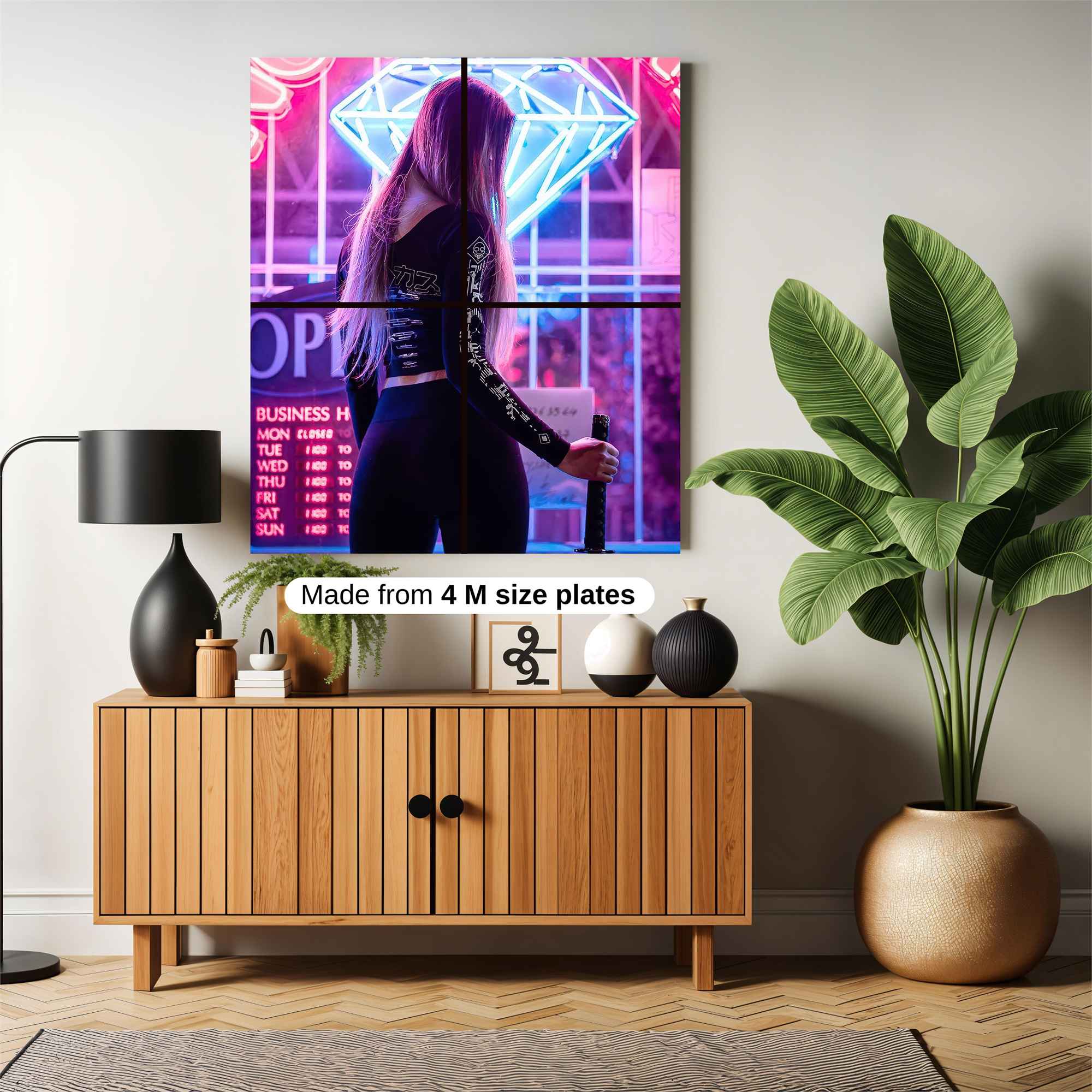 Neon Enigma Safe Wall Magnetic / M