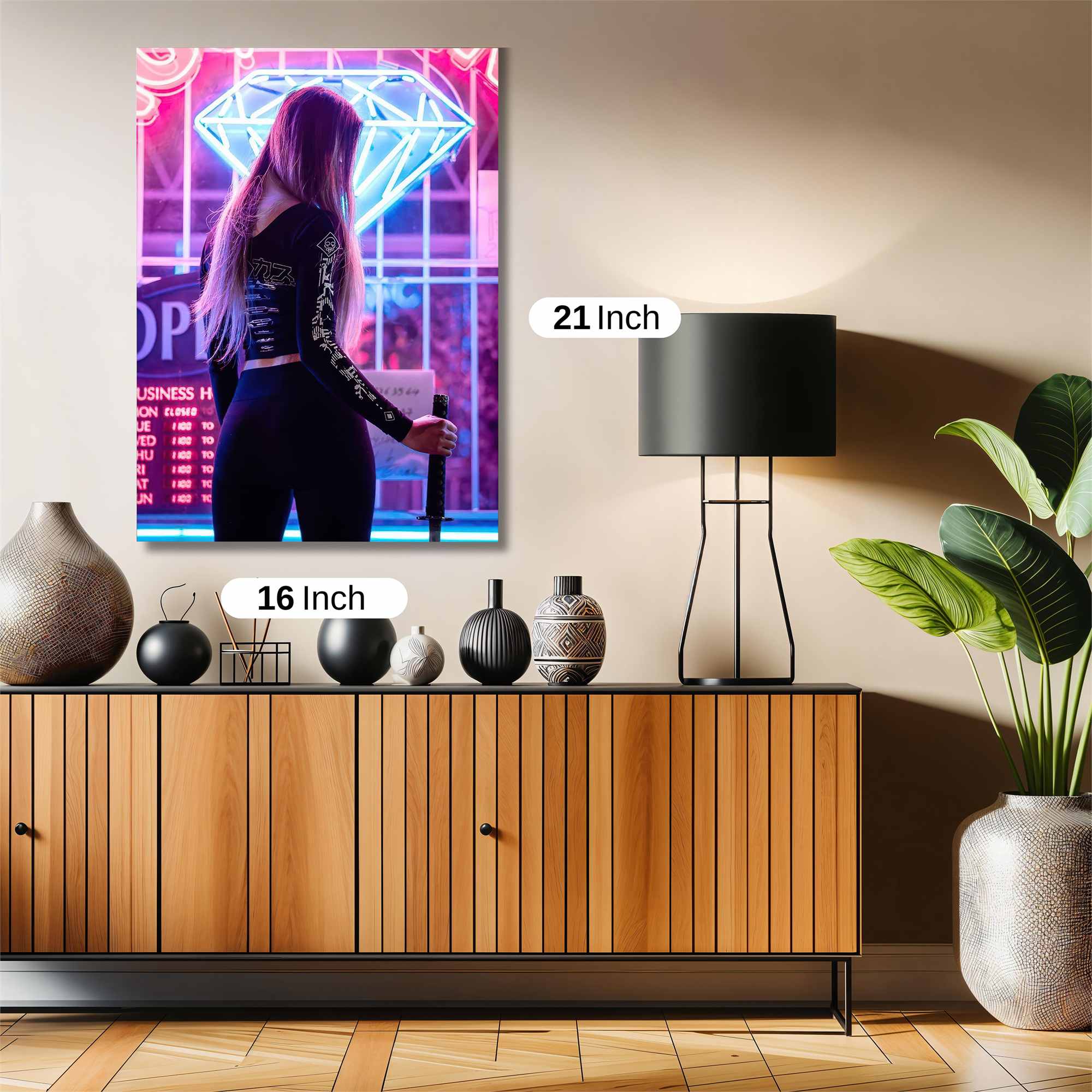 Neon Enigma Safe Wall Magnetic / M