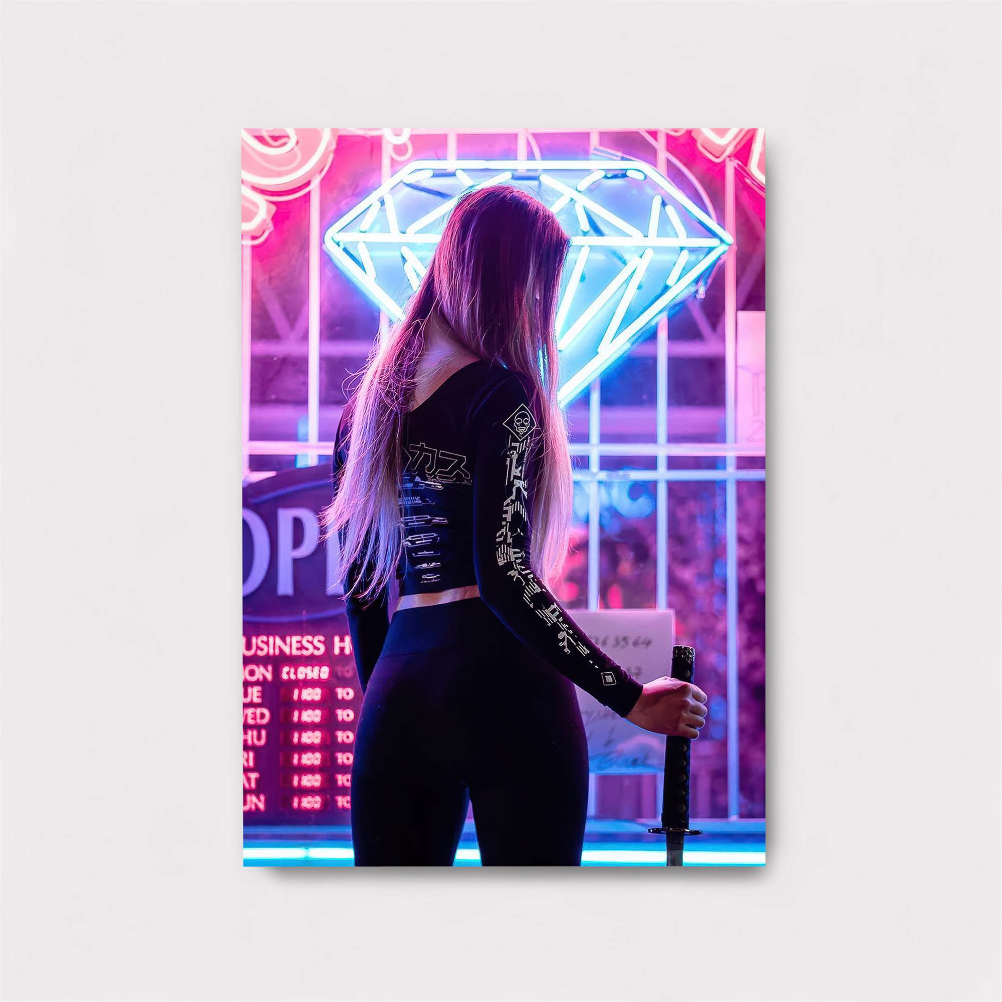 Neon Enigma Safe Wall Magnetic / M