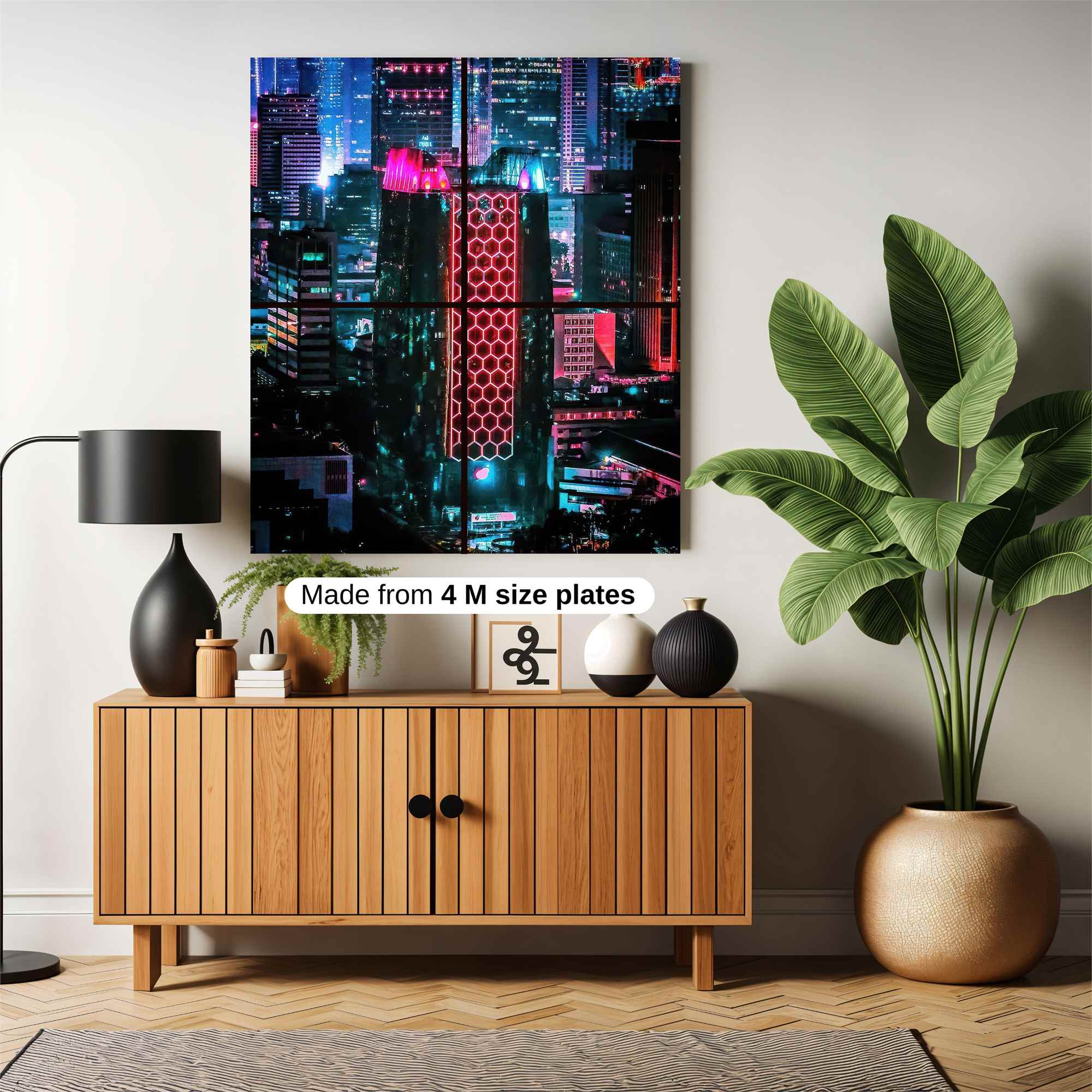 Cyberpunk Glow Safe Wall Magnetic / M