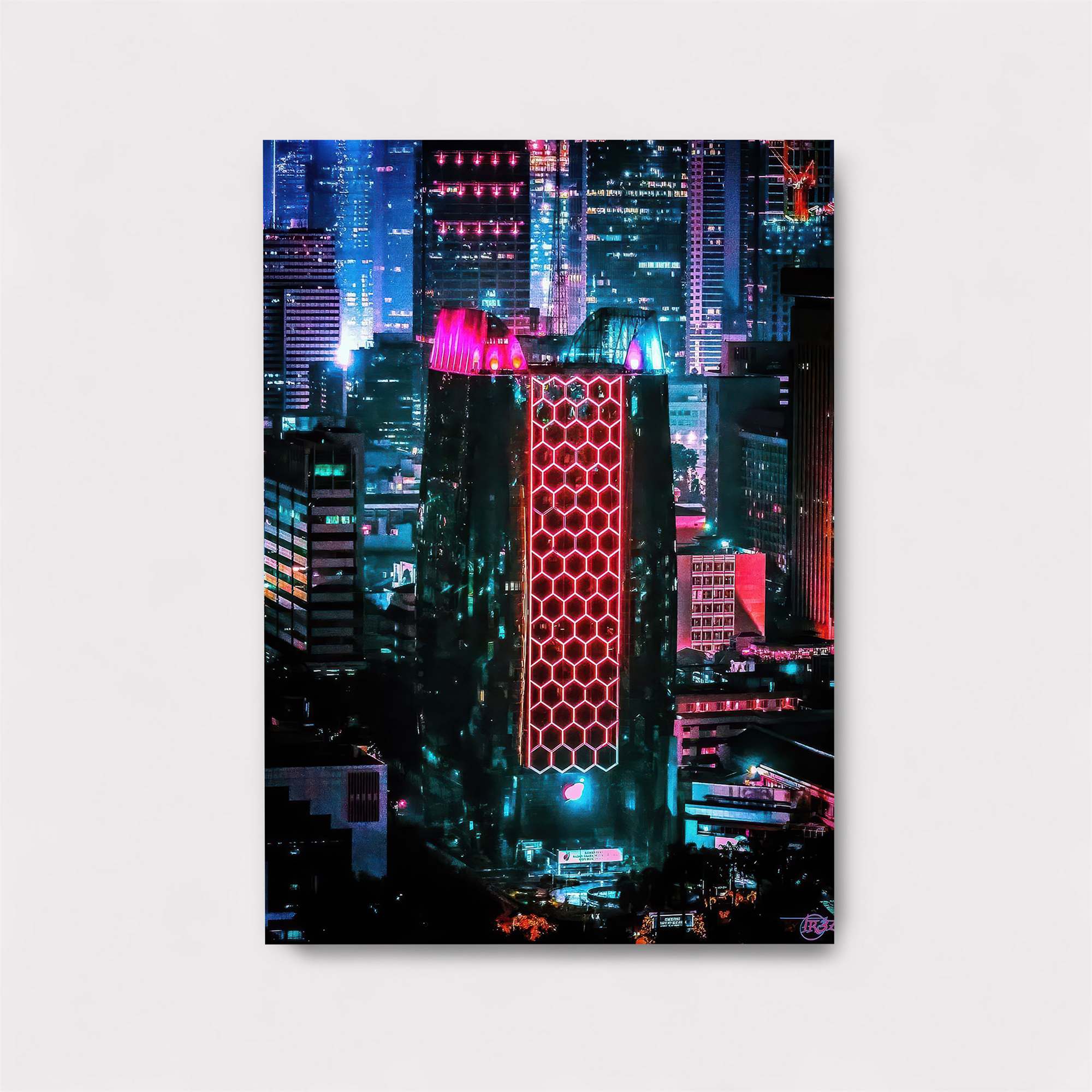 Cyberpunk Glow Safe Wall Magnetic / M