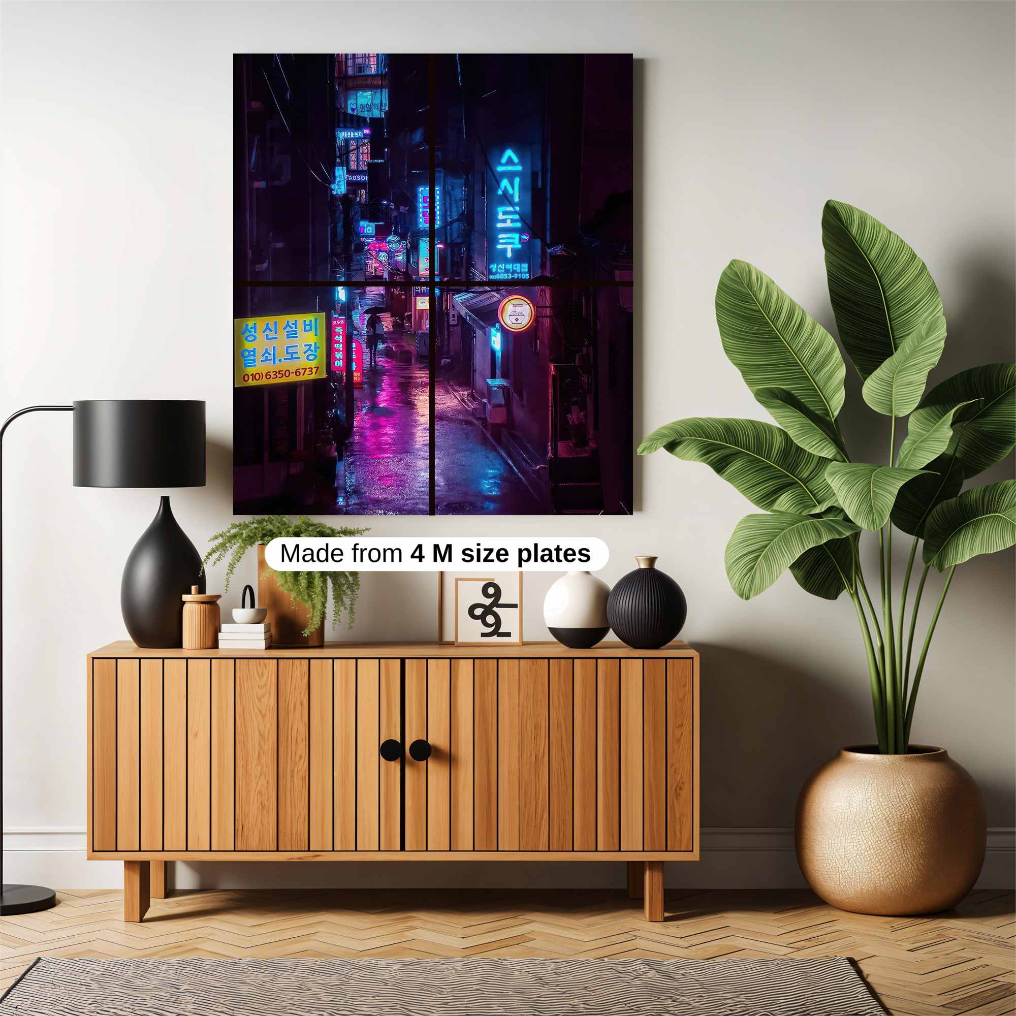 Neon Serenity Safe Wall Magnetic / M