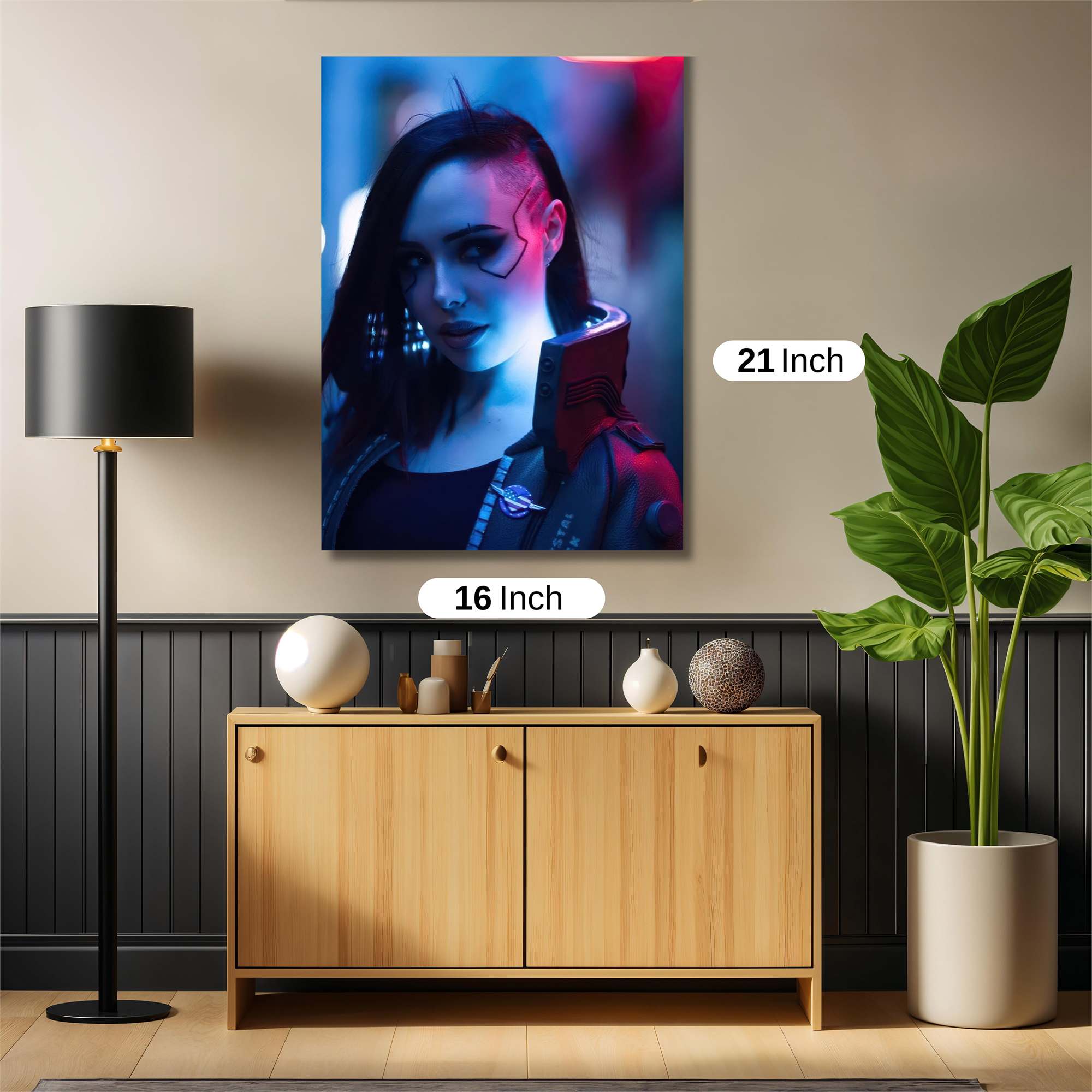 Cyber Rebel Safe Wall Magnetic / M