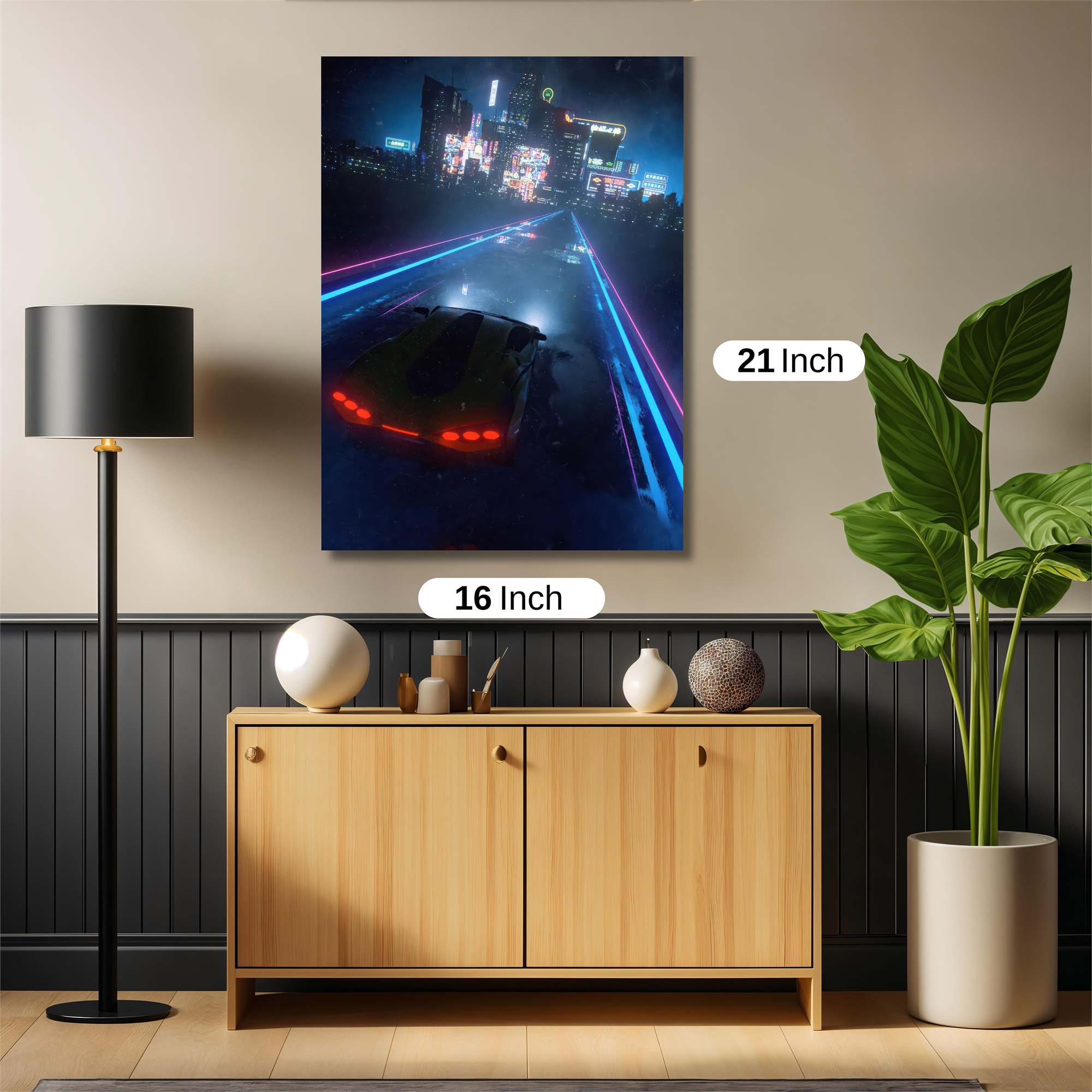 Neon Rush Safe Wall Magnetic / M