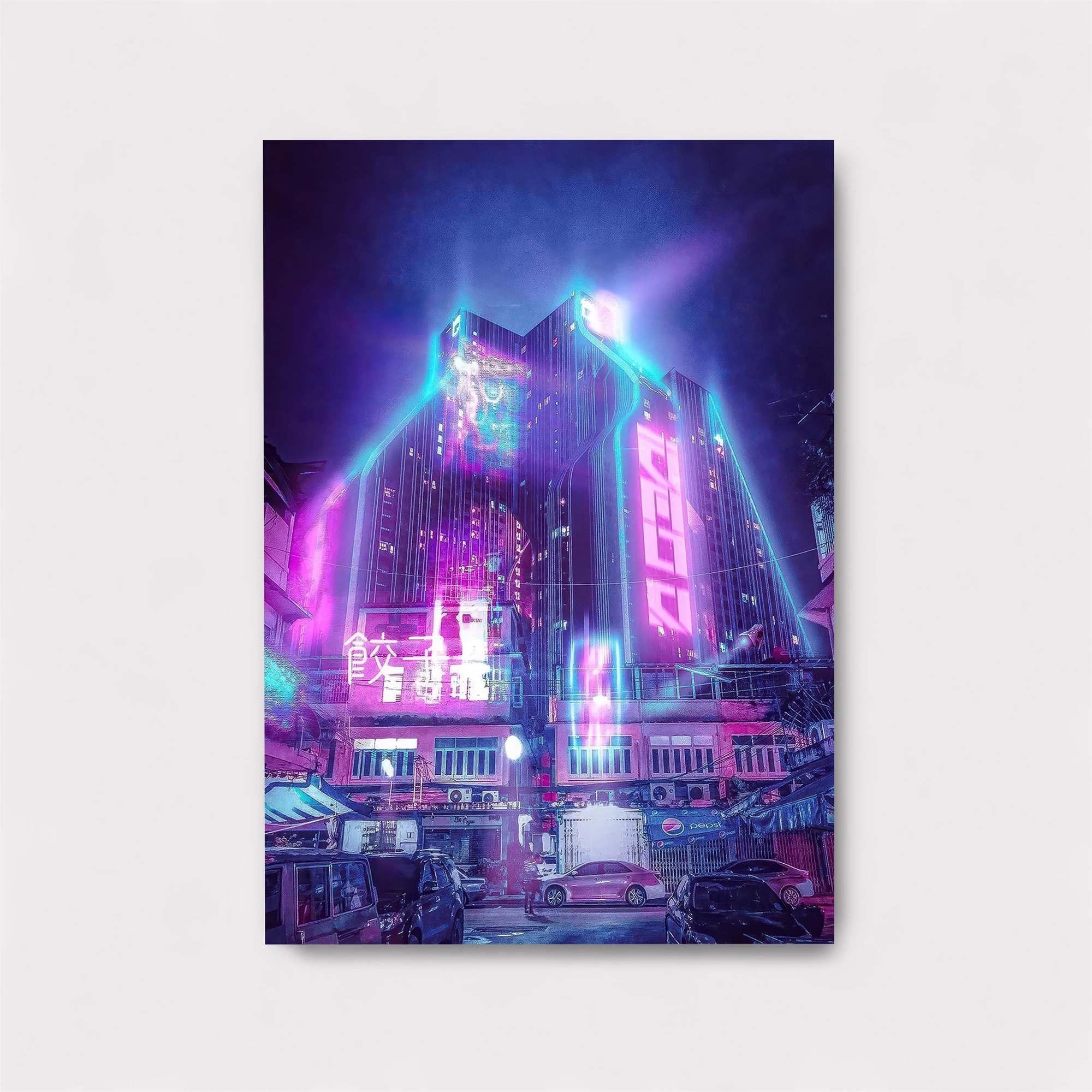 Neon Dreamscape Safe Wall Magnetic / M