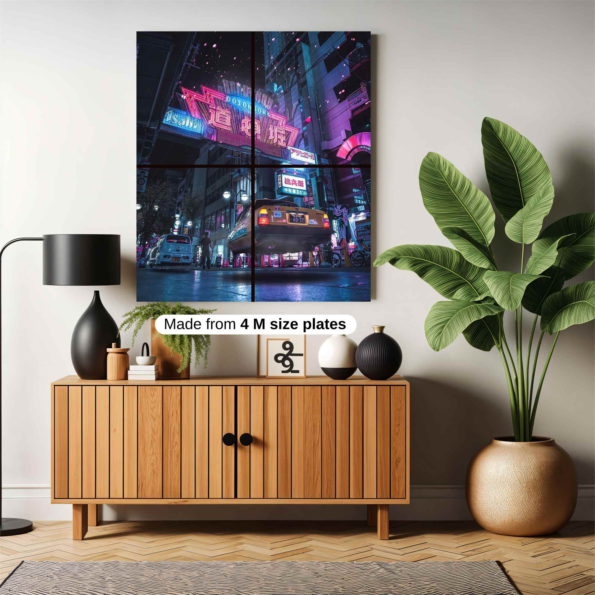 Neon Dreamscape Safe Wall Magnetic / M