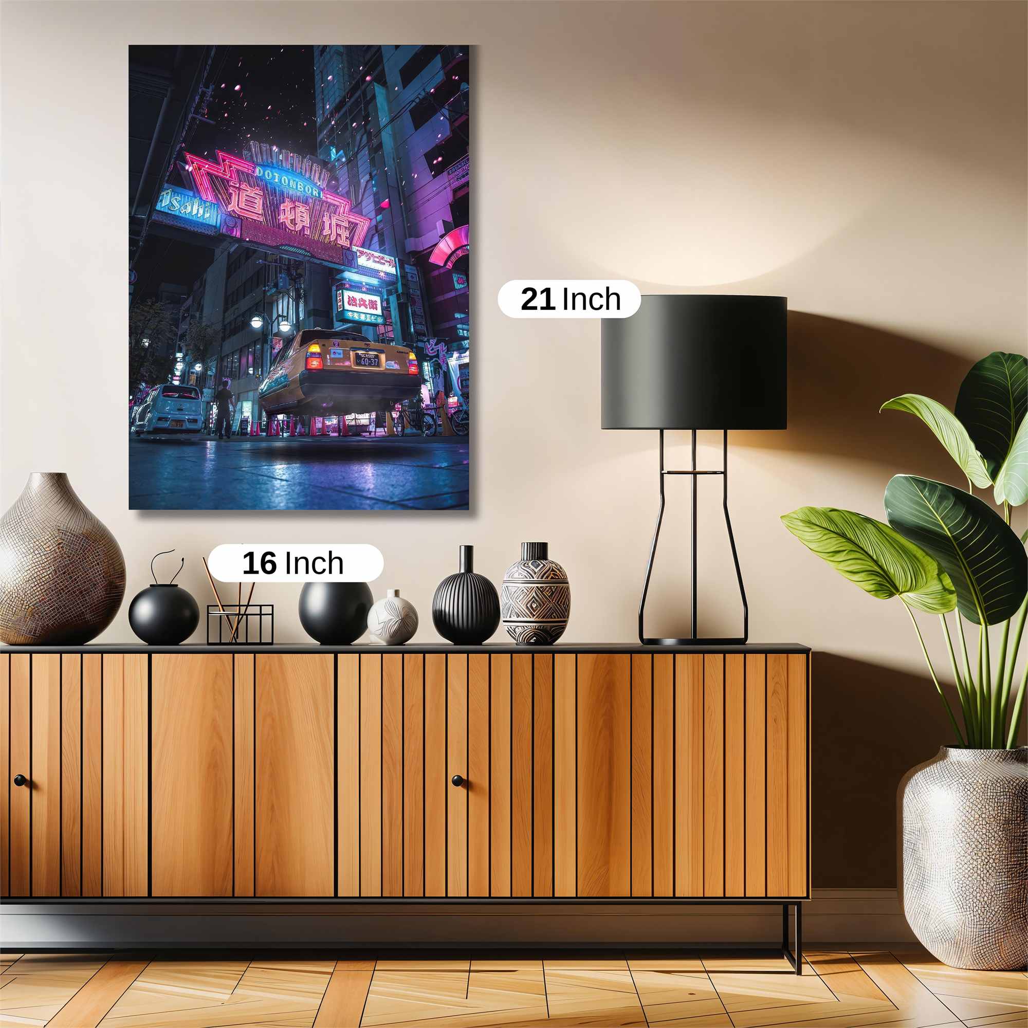 Neon Dreamscape Safe Wall Magnetic / M