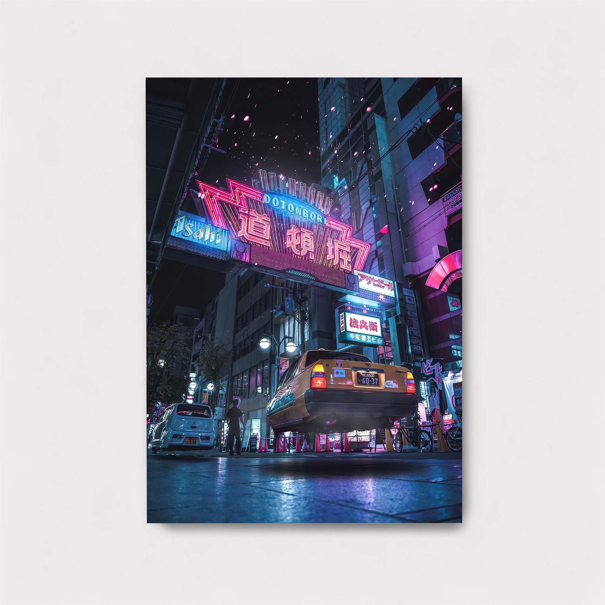 Neon Dreamscape Safe Wall Magnetic / M