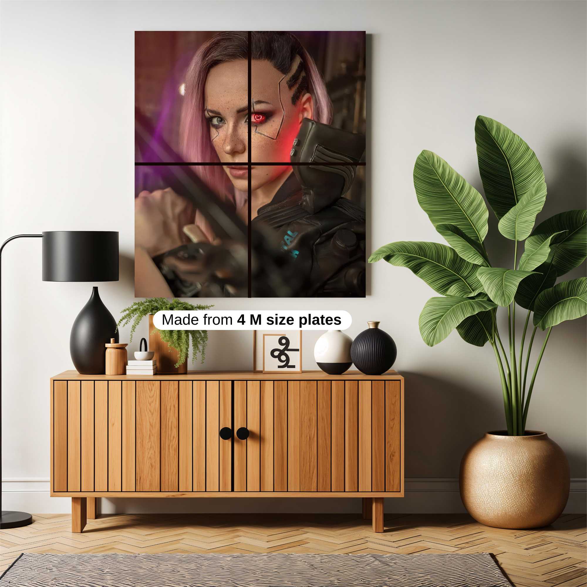 Cyberpunk Rebel Safe Wall Magnetic / M