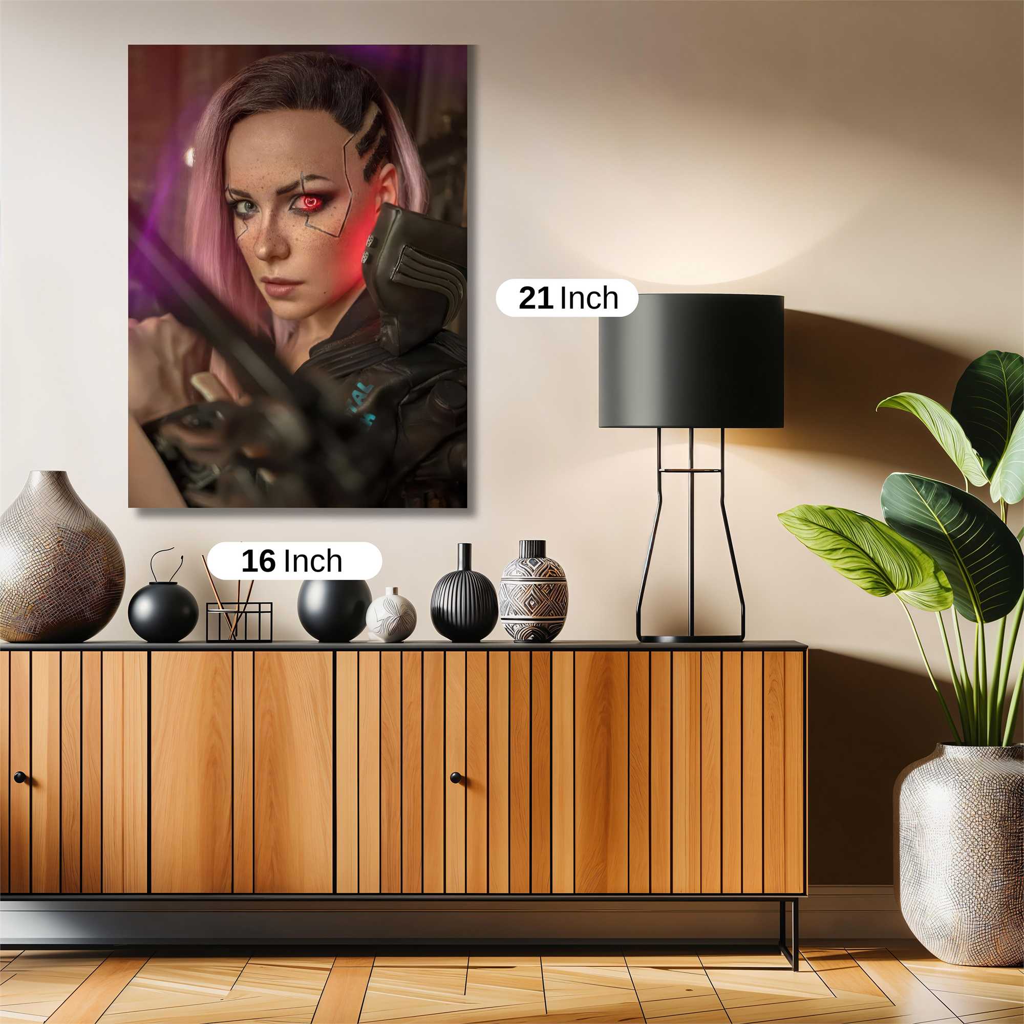 Cyberpunk Rebel Safe Wall Magnetic / M