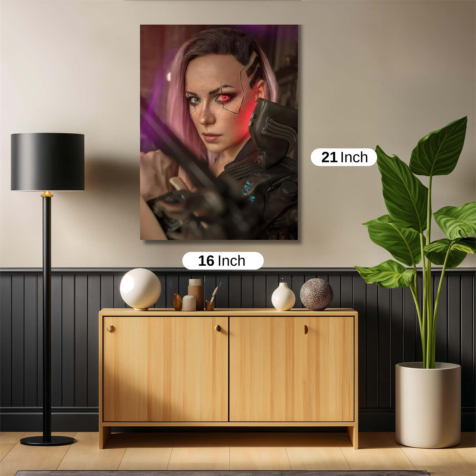 Cyberpunk Rebel Safe Wall Magnetic / M