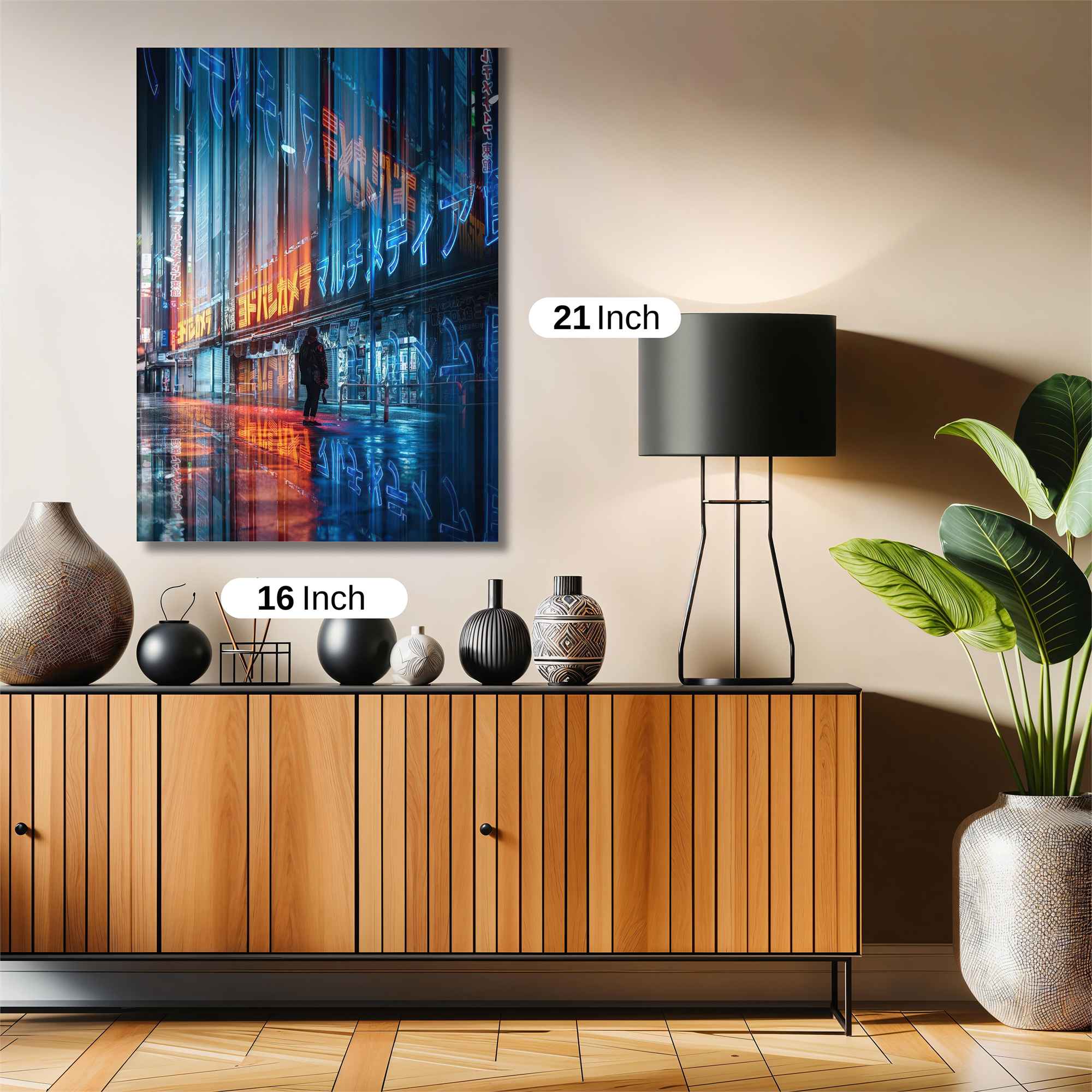 Neon Solitude Safe Wall Magnetic / M