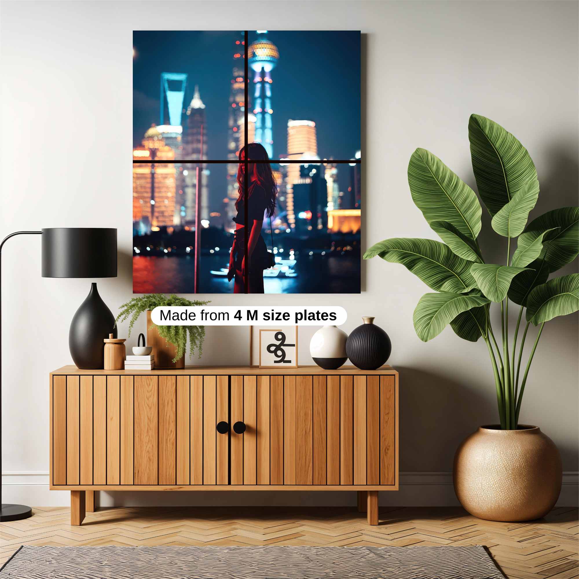 Shanghai Silhouette Safe Wall Magnetic / M