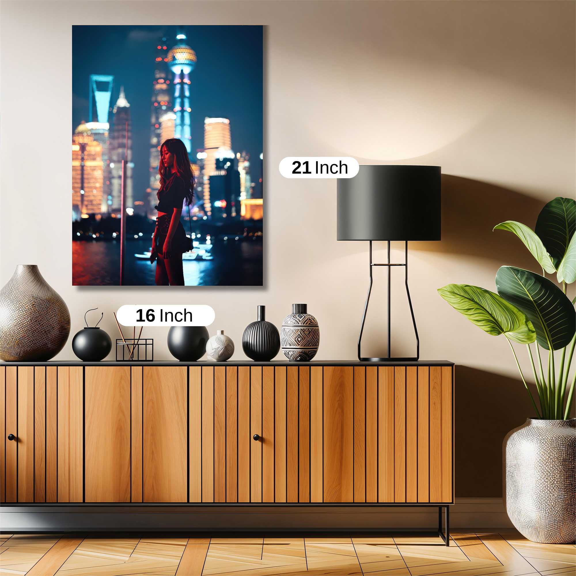 Shanghai Silhouette Safe Wall Magnetic / M