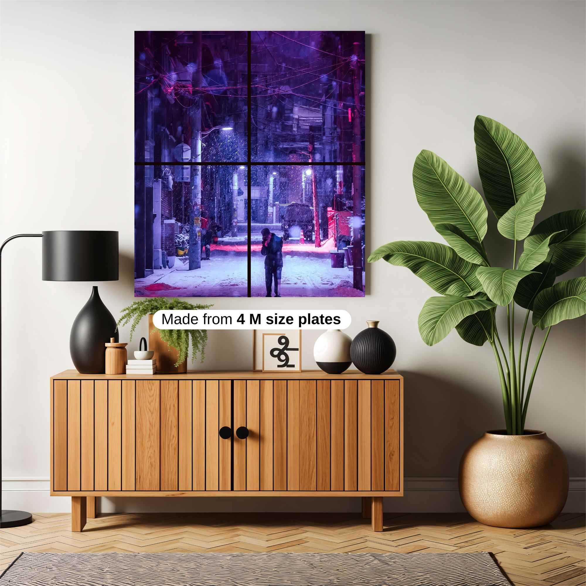 Neon Blizzard Safe Wall Magnetic / M