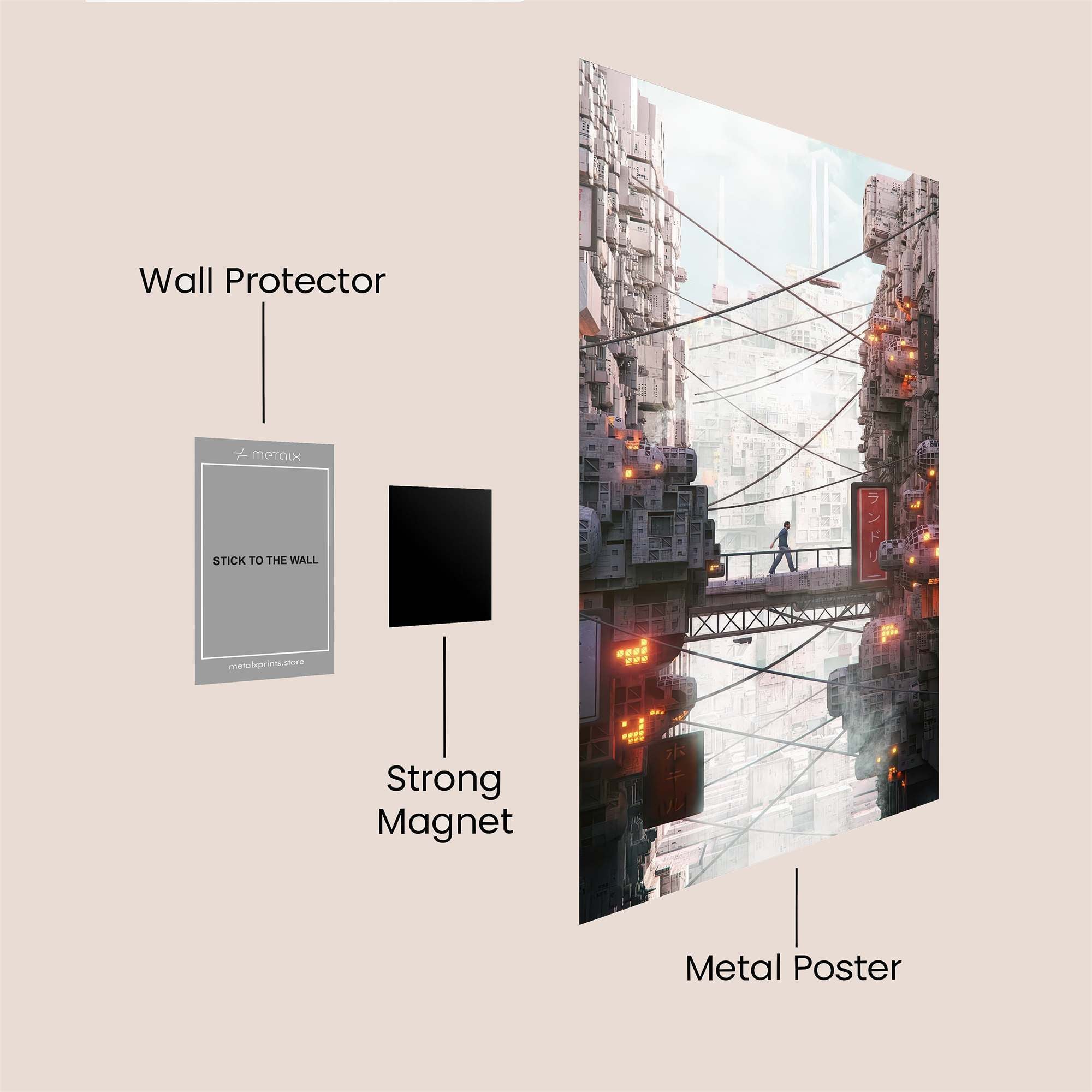 Towering Solitude Safe Wall Magnetic / M