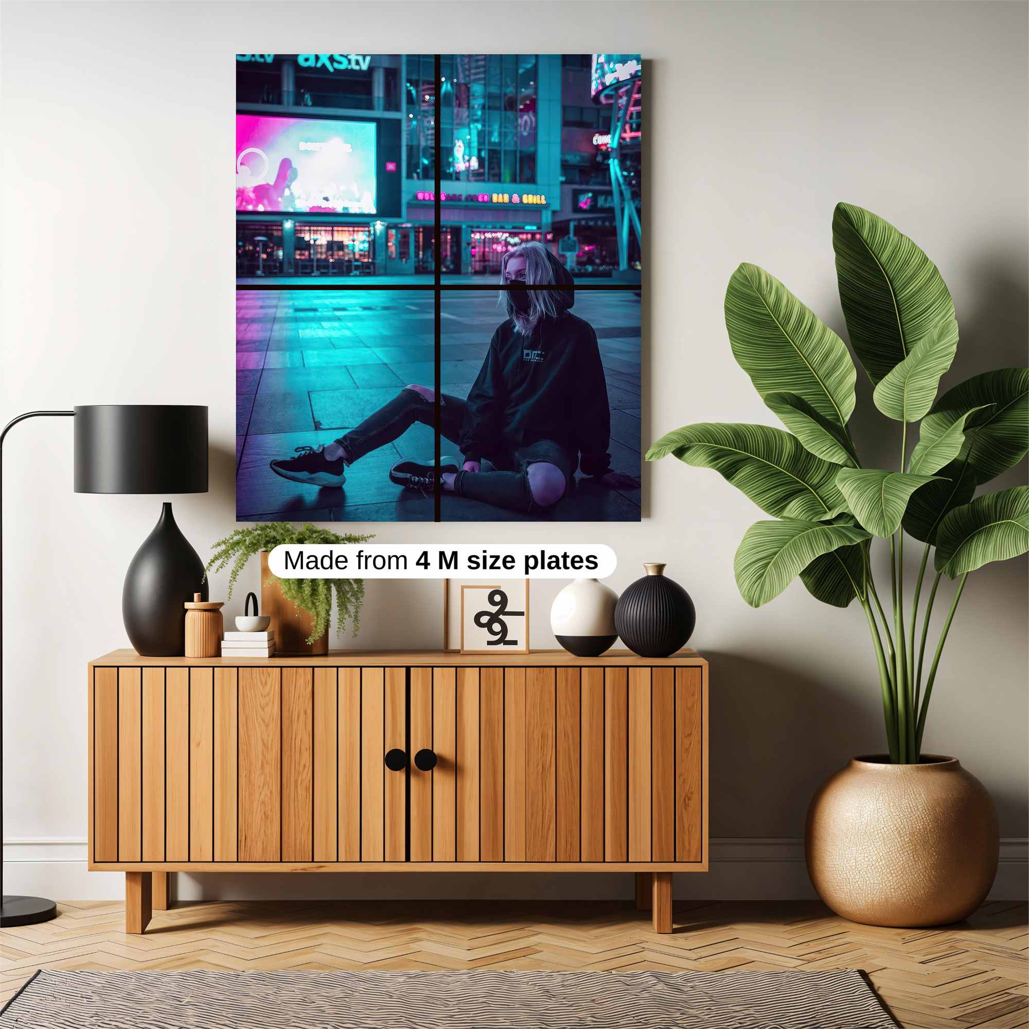 Neon Solitude Safe Wall Magnetic / M