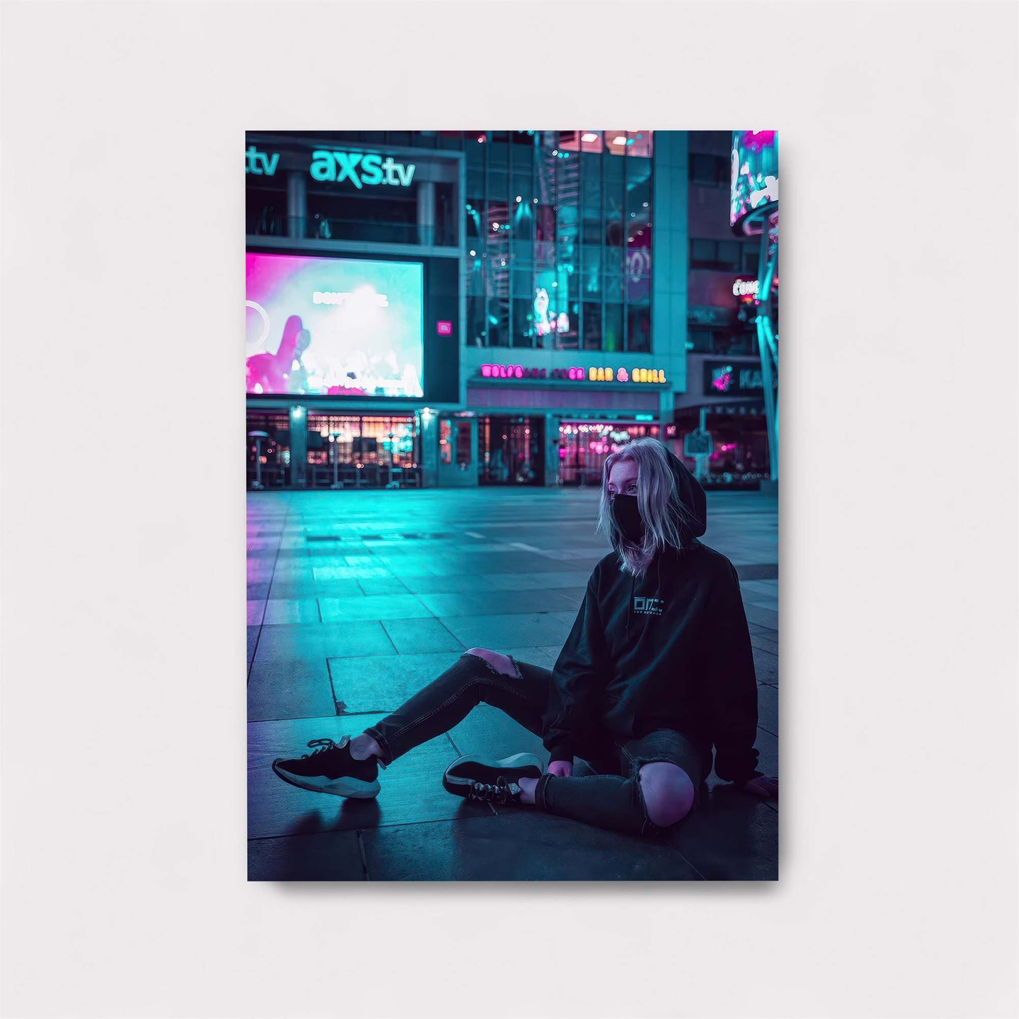 Neon Solitude Safe Wall Magnetic / M