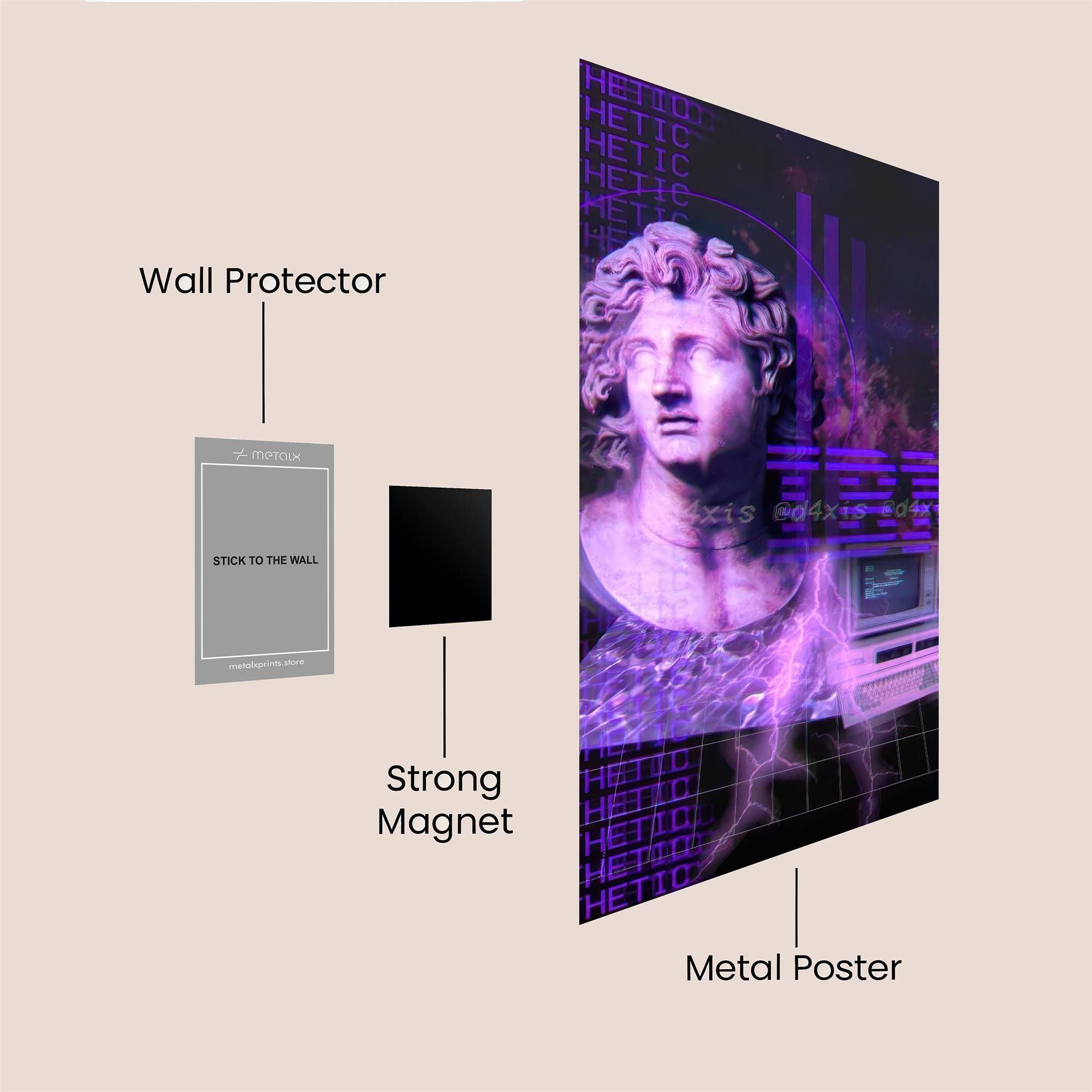 Apollo Digital Safe Wall Magnetic / M