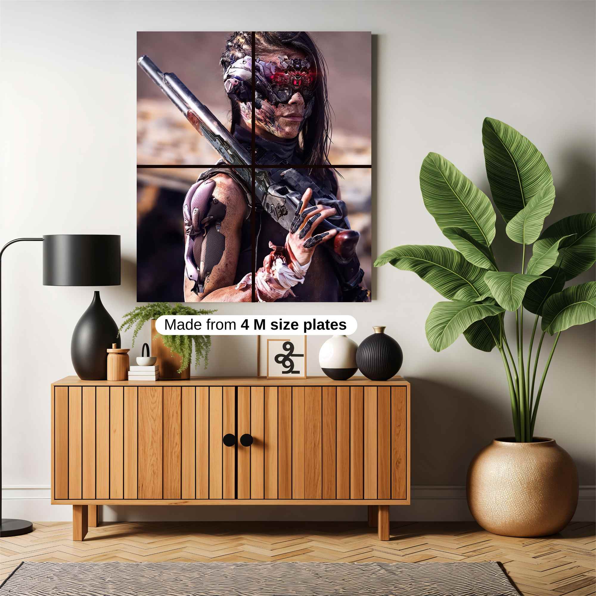 Cyberpunk Despair Safe Wall Magnetic / M