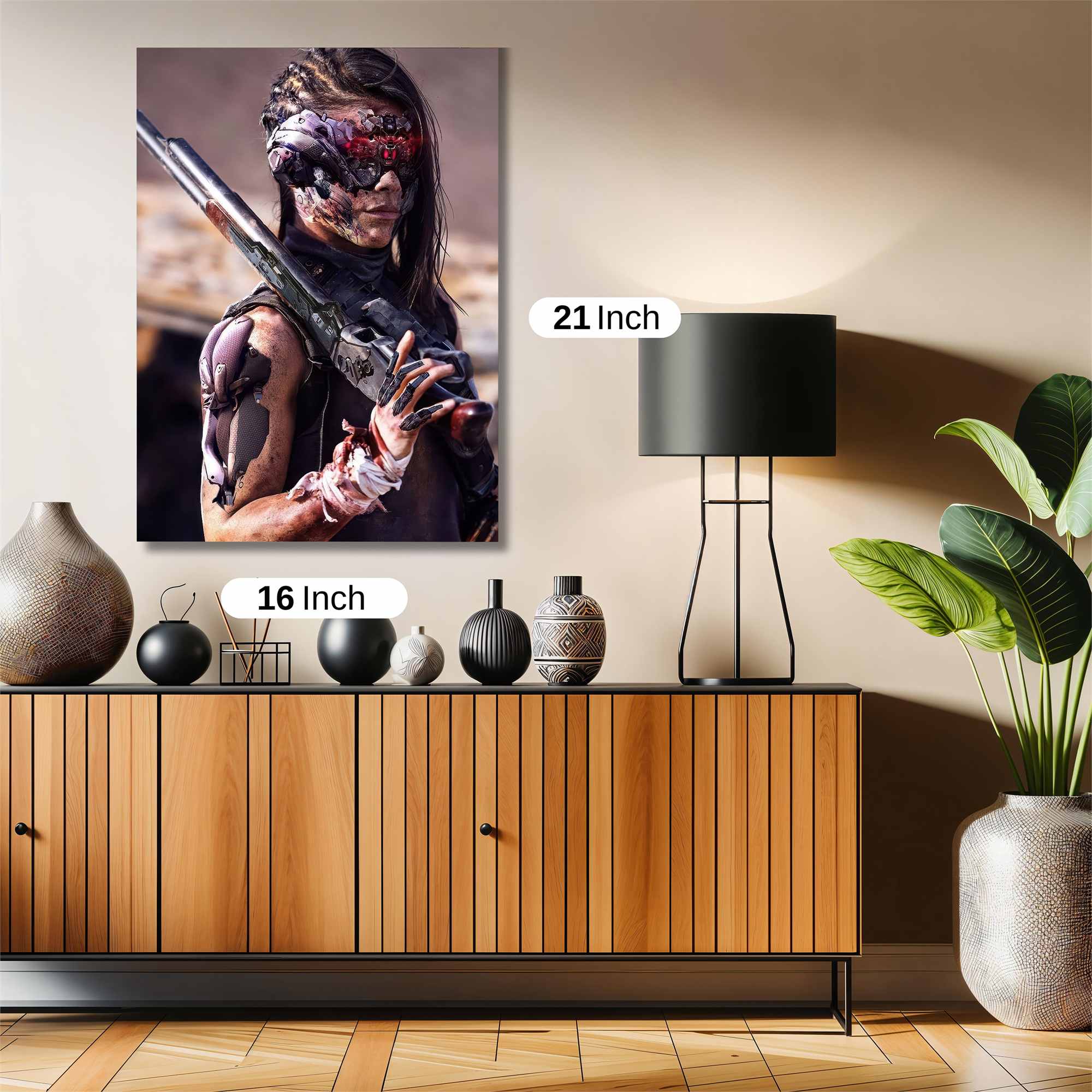 Cyberpunk Despair Safe Wall Magnetic / M