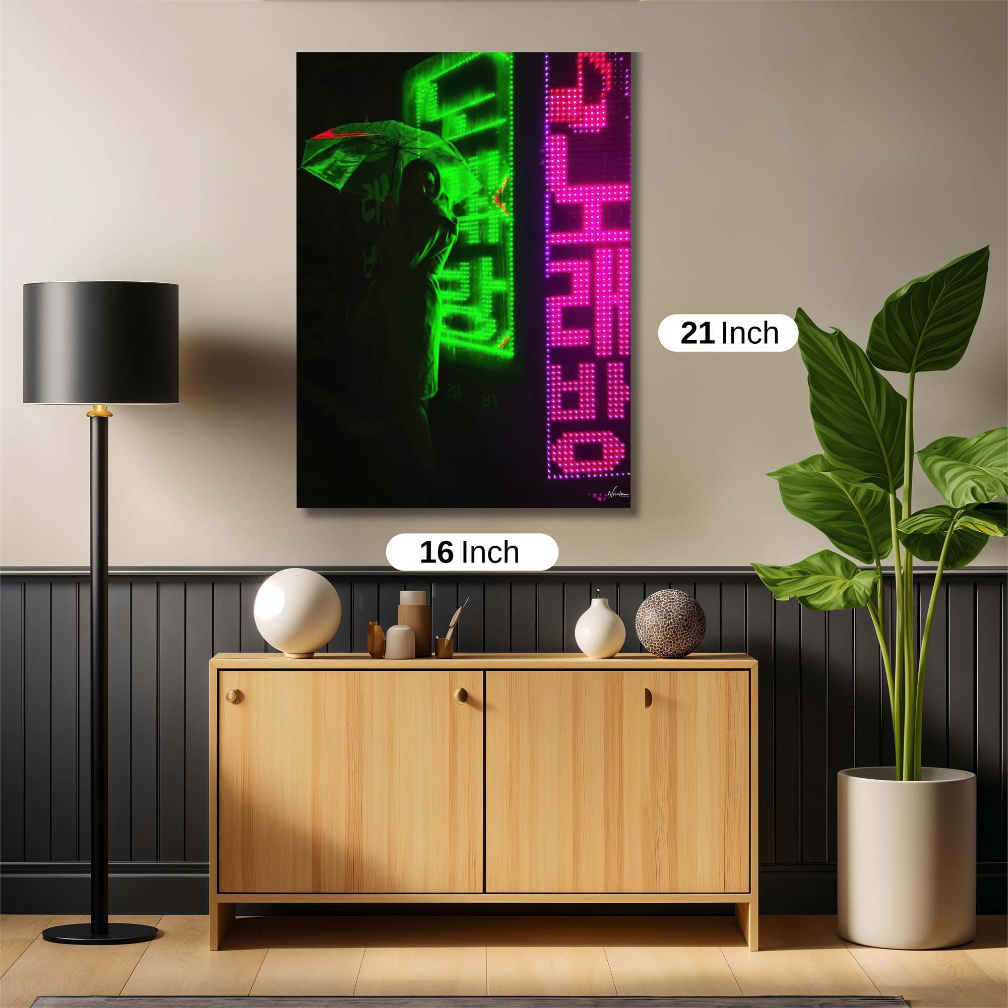 Neon Mystery Safe Wall Magnetic / M