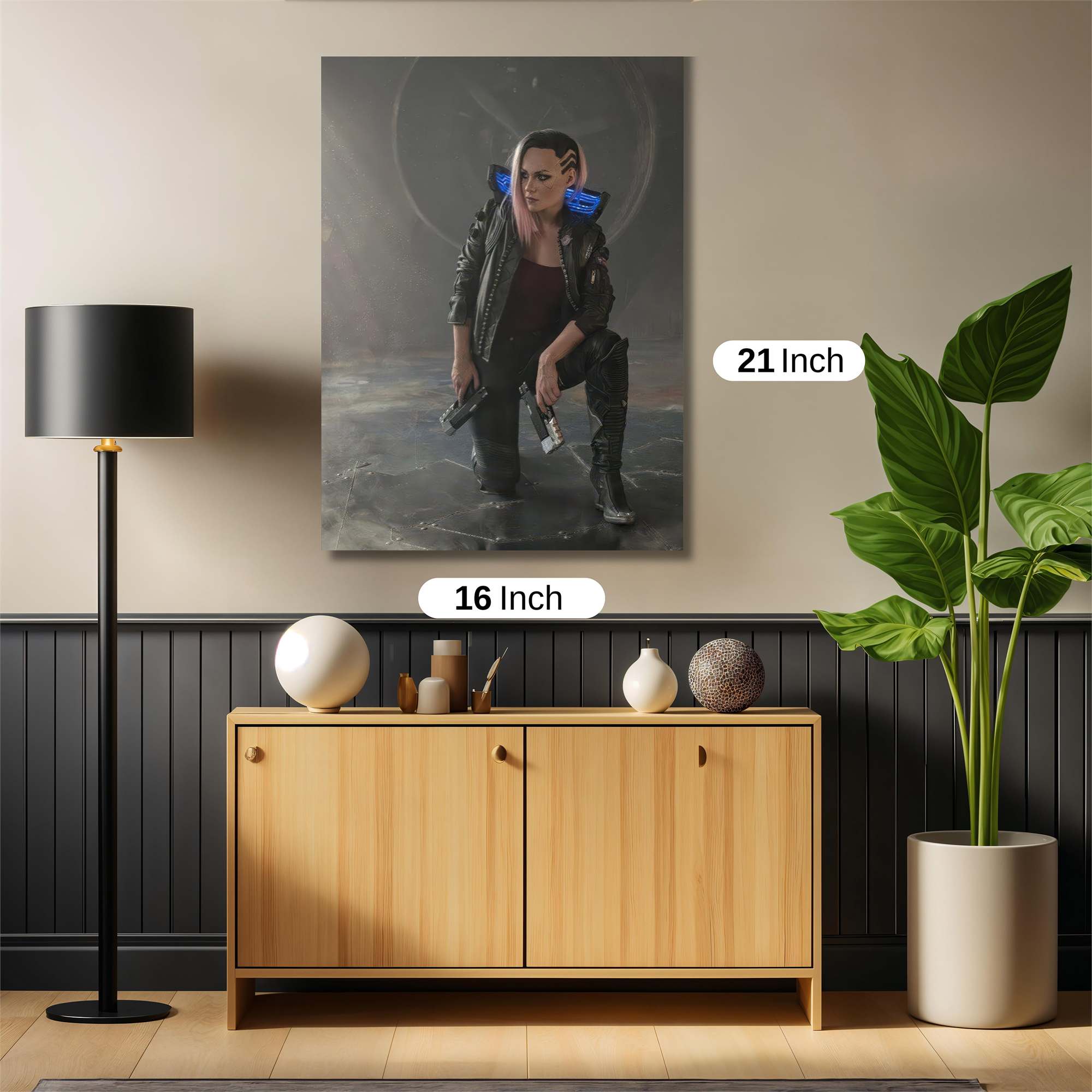 Cyber Rebel Safe Wall Magnetic / M