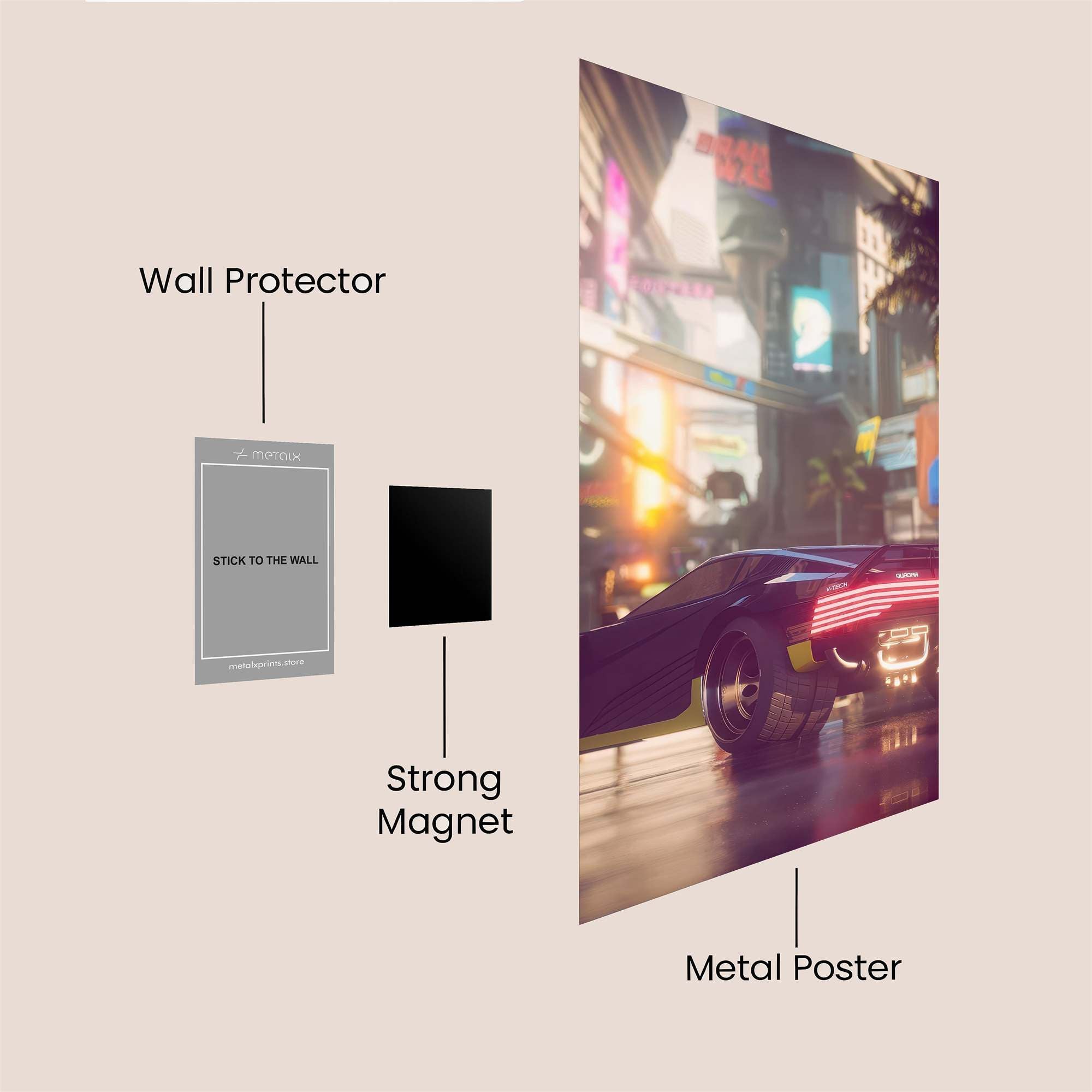 Cyberpunk Serenity Safe Wall Magnetic / M