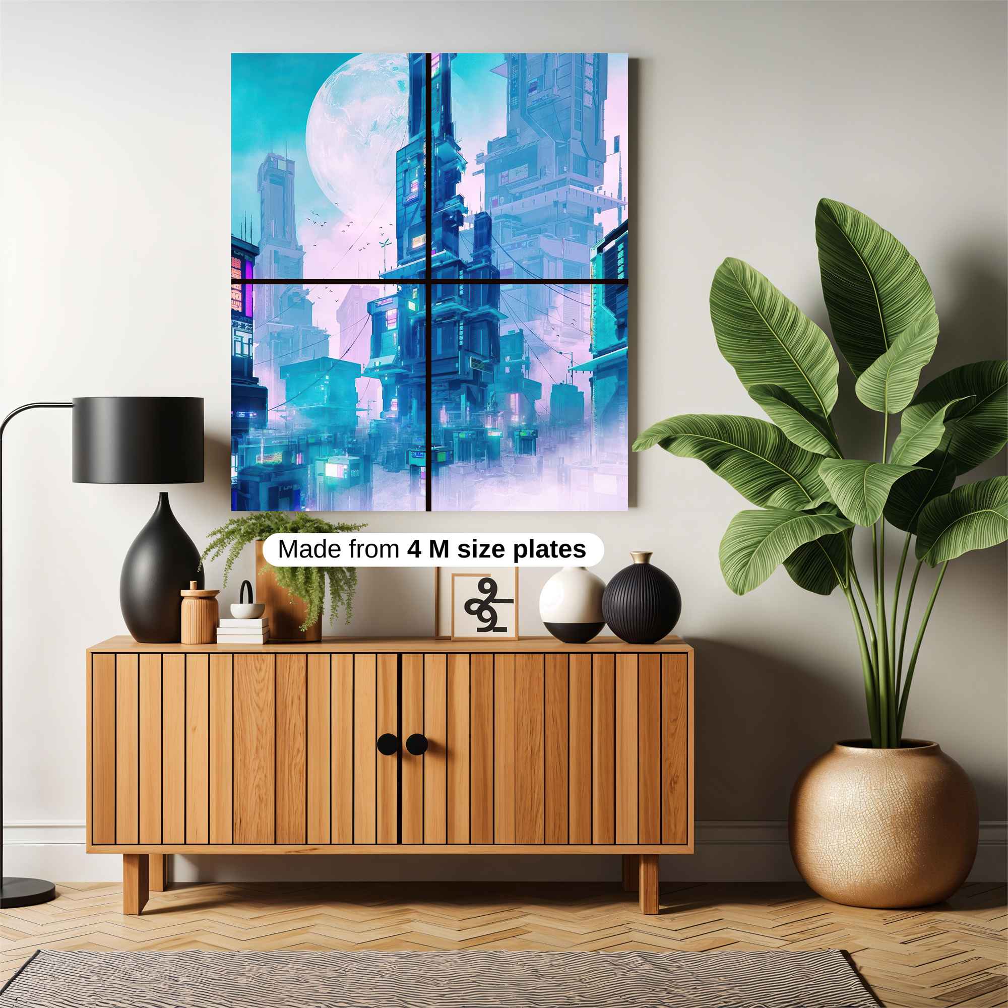 Cyber Serenity Safe Wall Magnetic / M