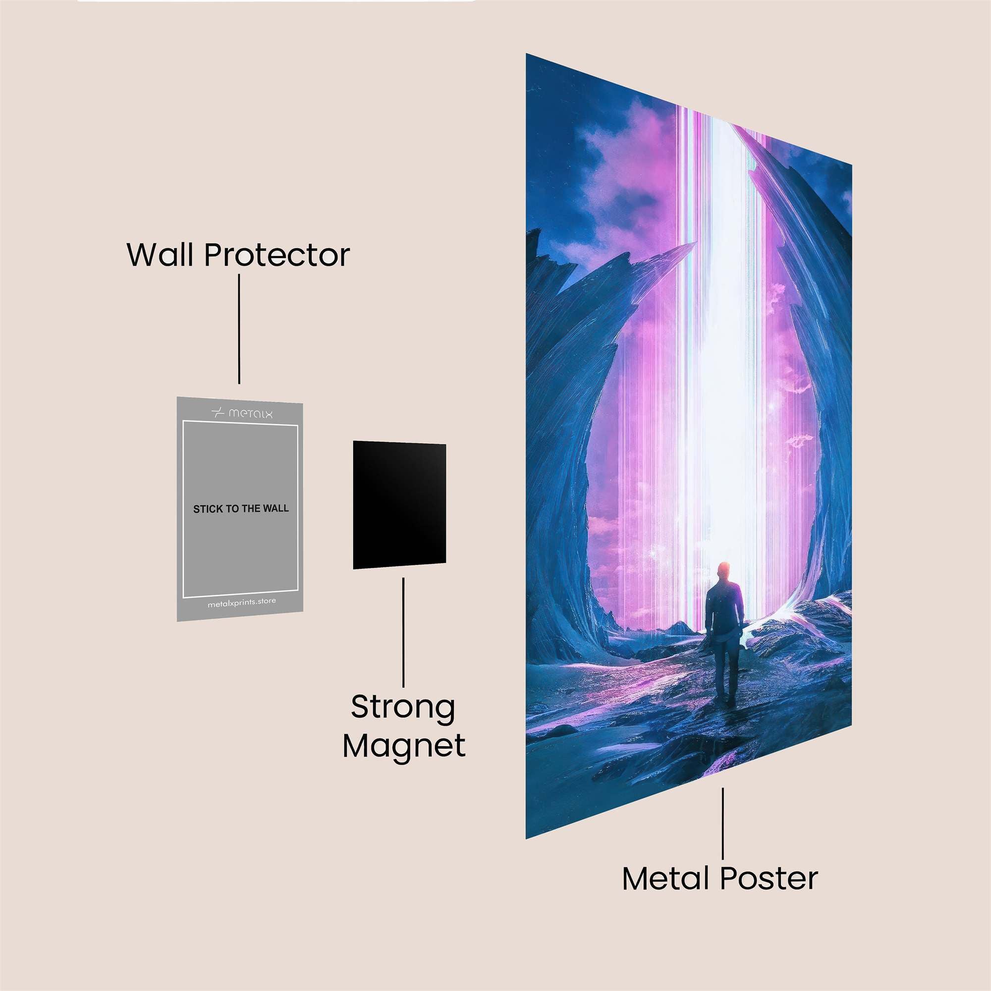 Portal Radiance Safe Wall Magnetic / M