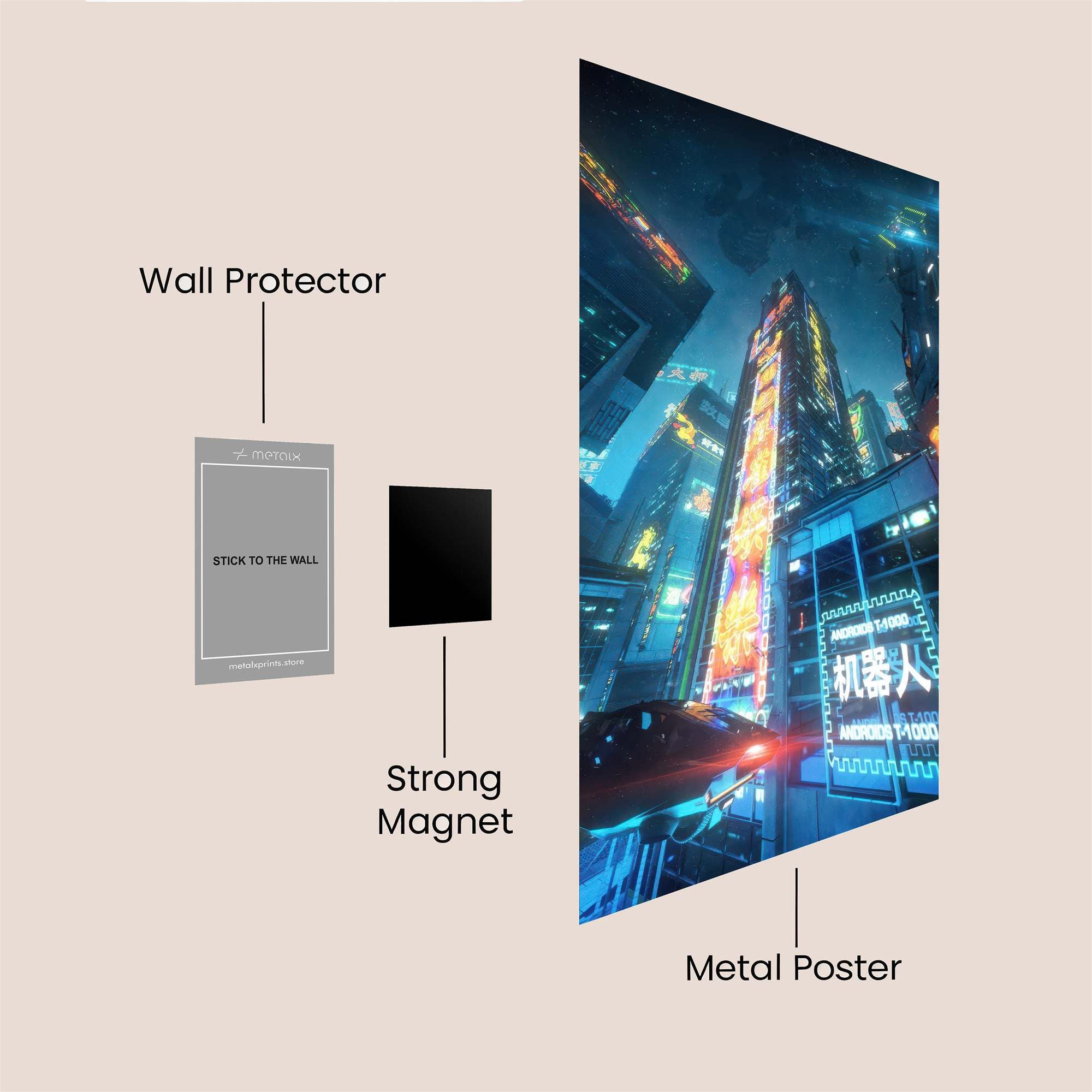 Neon Dream Safe Wall Magnetic / M